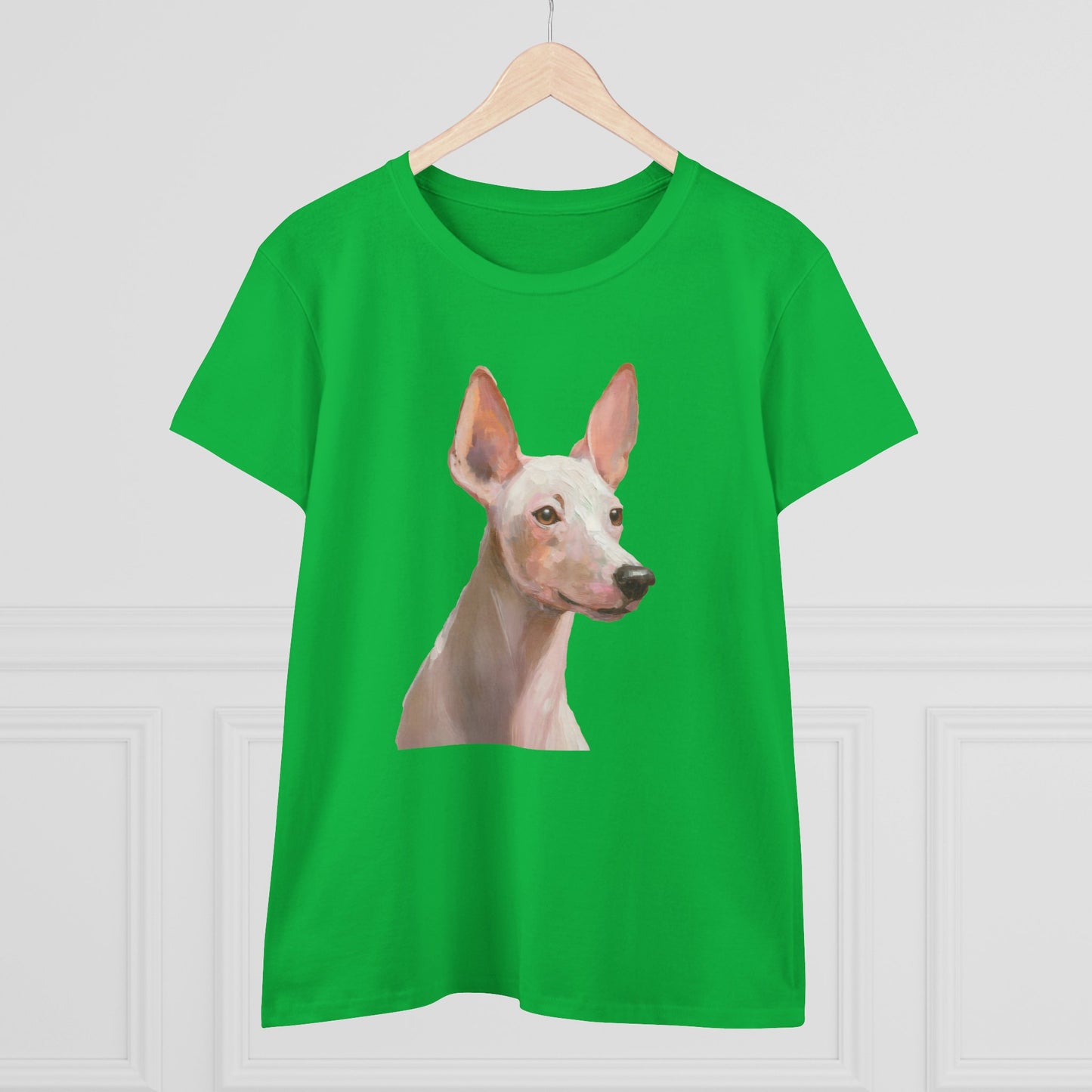 Xoloitzcuintli 'Mexican Hairless' Women's Midweight Cotton Tee
