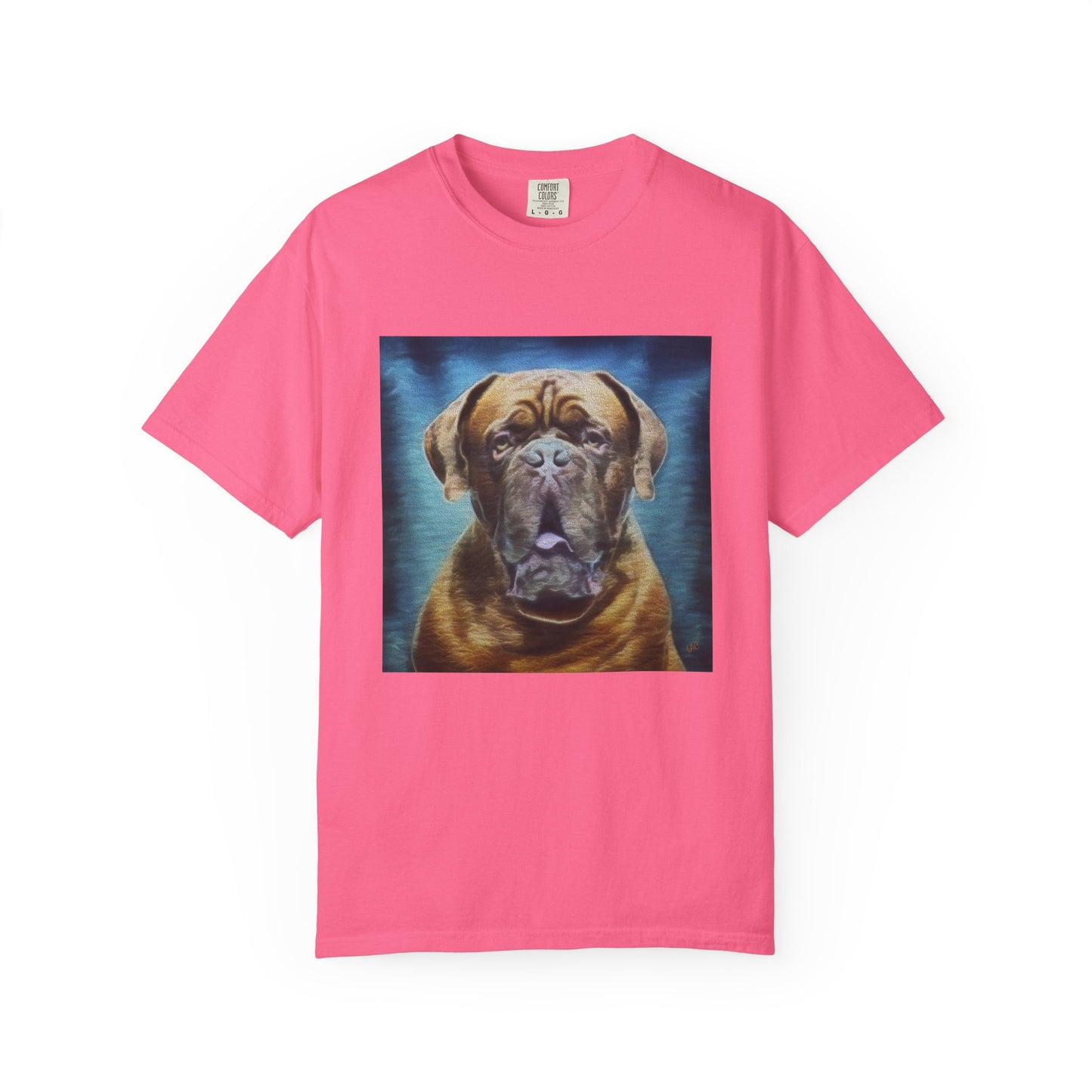 Dogue de Bordeaux Unisex Relaxed Fit Garment-Dyed T-shirt
