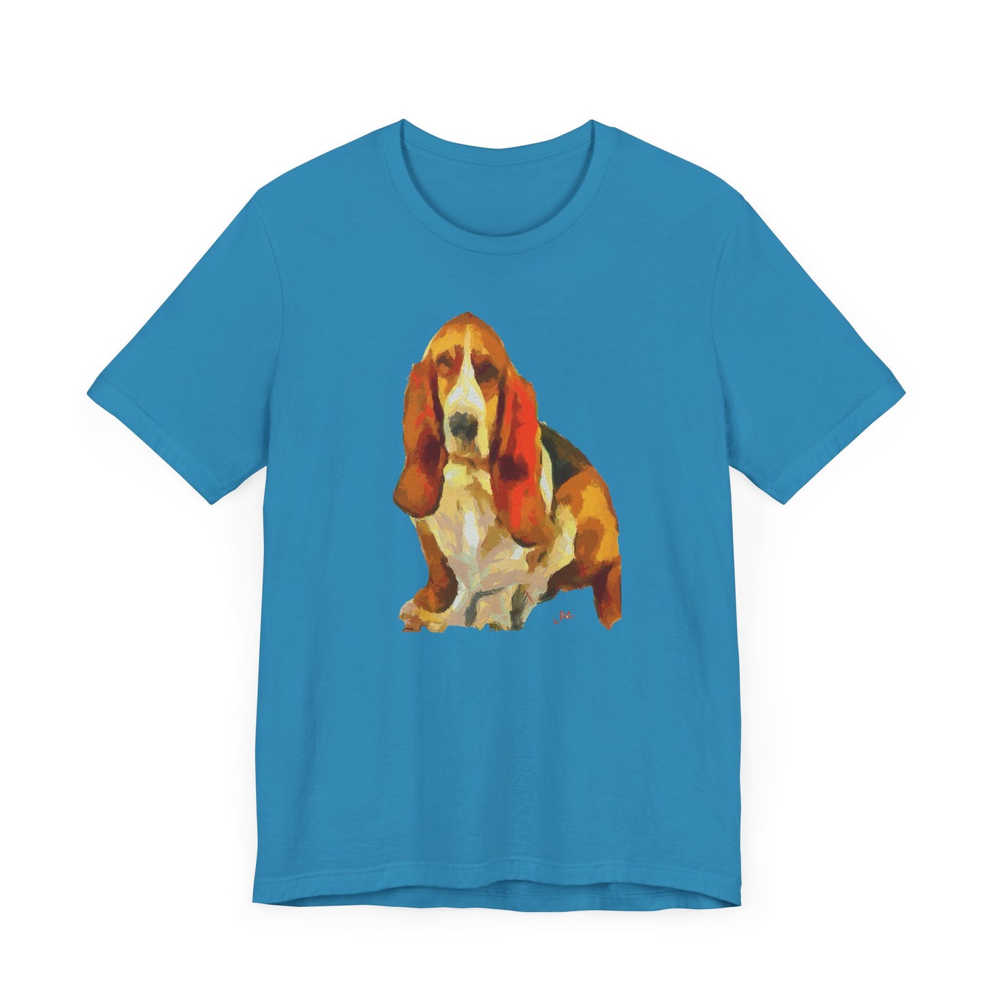 Basset Hound 'Lautrec' Unisex Jersey Short Sleeve Tee