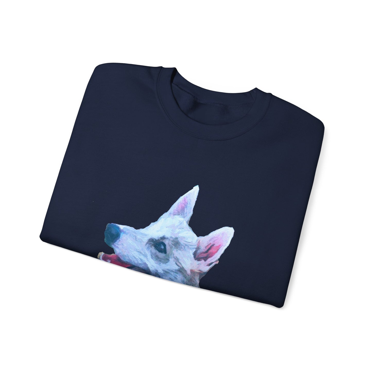 Norwegian Buhund Unisex 50/50 Crewneck Sweatshirt