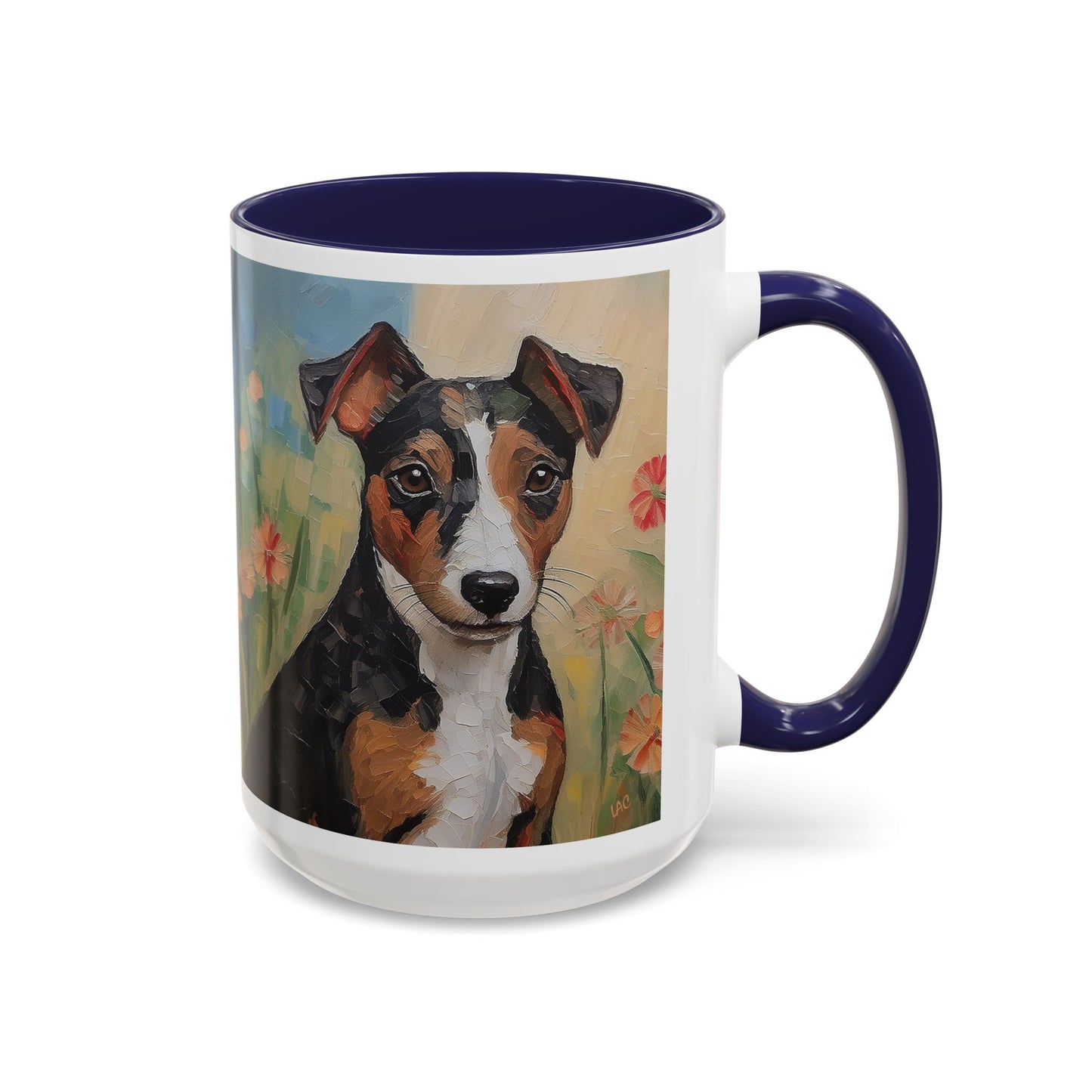 Teddy Roosevelt Terrier - Ceramic Accent Coffee Mug - 2 Sizes