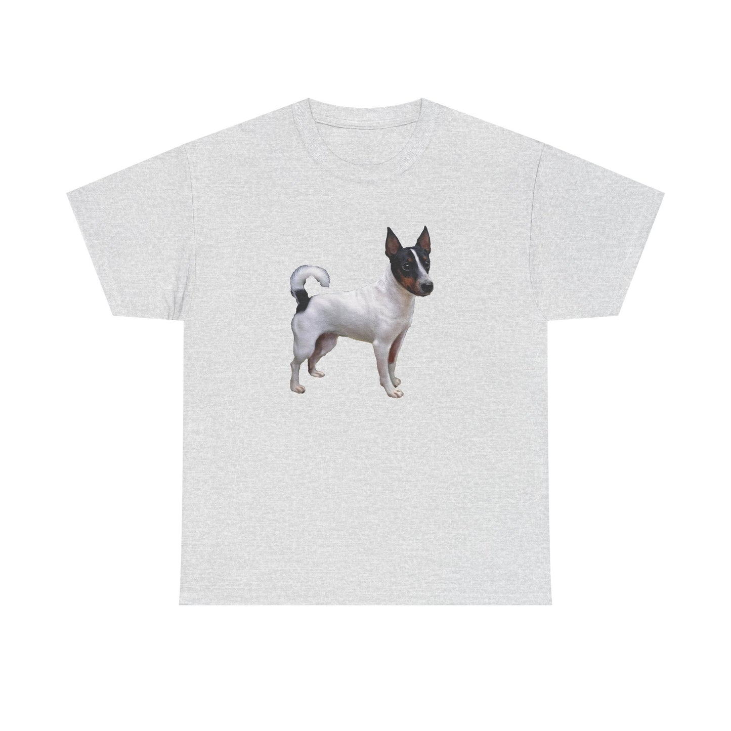 Japanese Terrier Cute Dog Unisex Heavy Cotton Tee for Animal Lovers