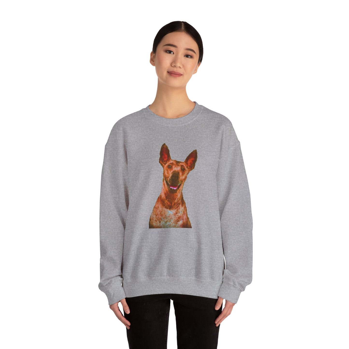 Peruvian Inca Orchid Unisex 50/50 Crewneck Sweatshirt