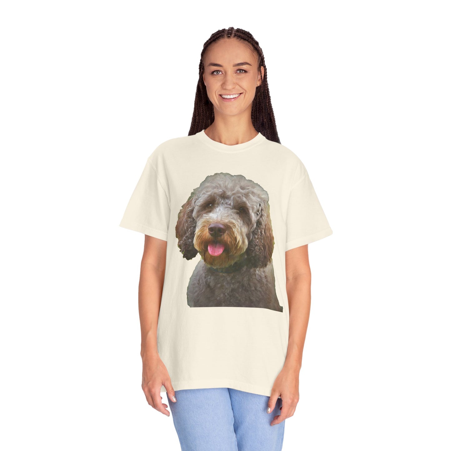 Lagotto Romagnolo 'Italian Truffle Dog' Unisex Garment-Dyed T-shirt