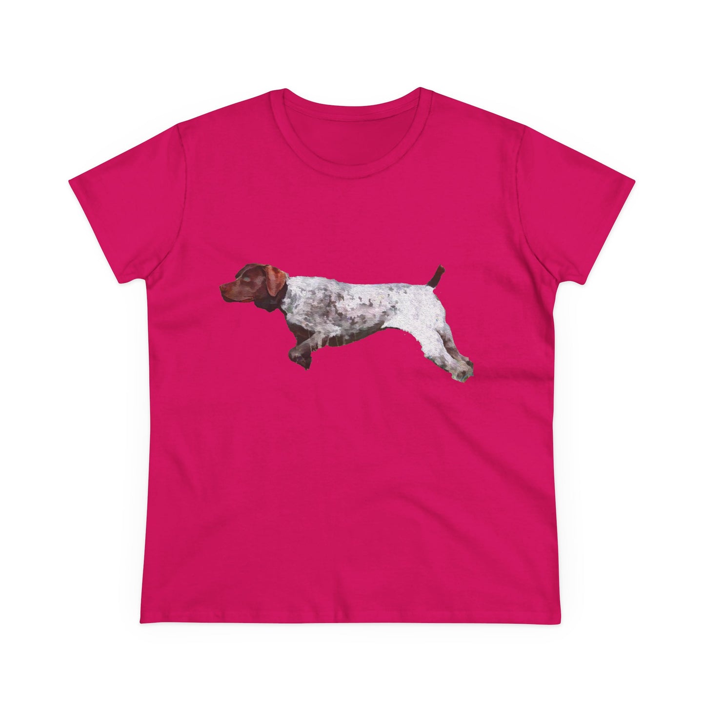On Point Women's Midweight Cotton Tee for German Shorthaired Pointers