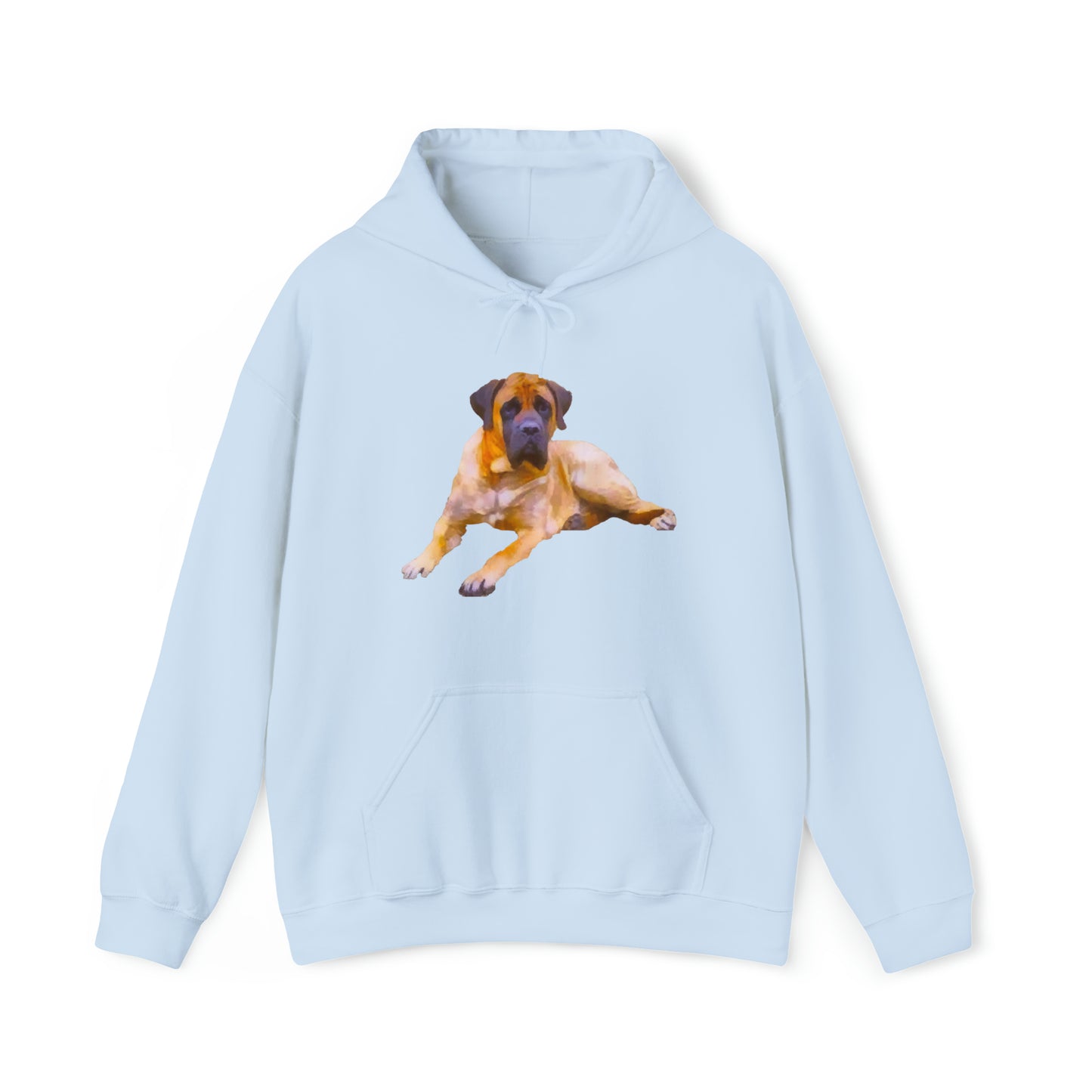 Mastiff 'Muary' Unisex 50/50 Hooded Sweatshirt