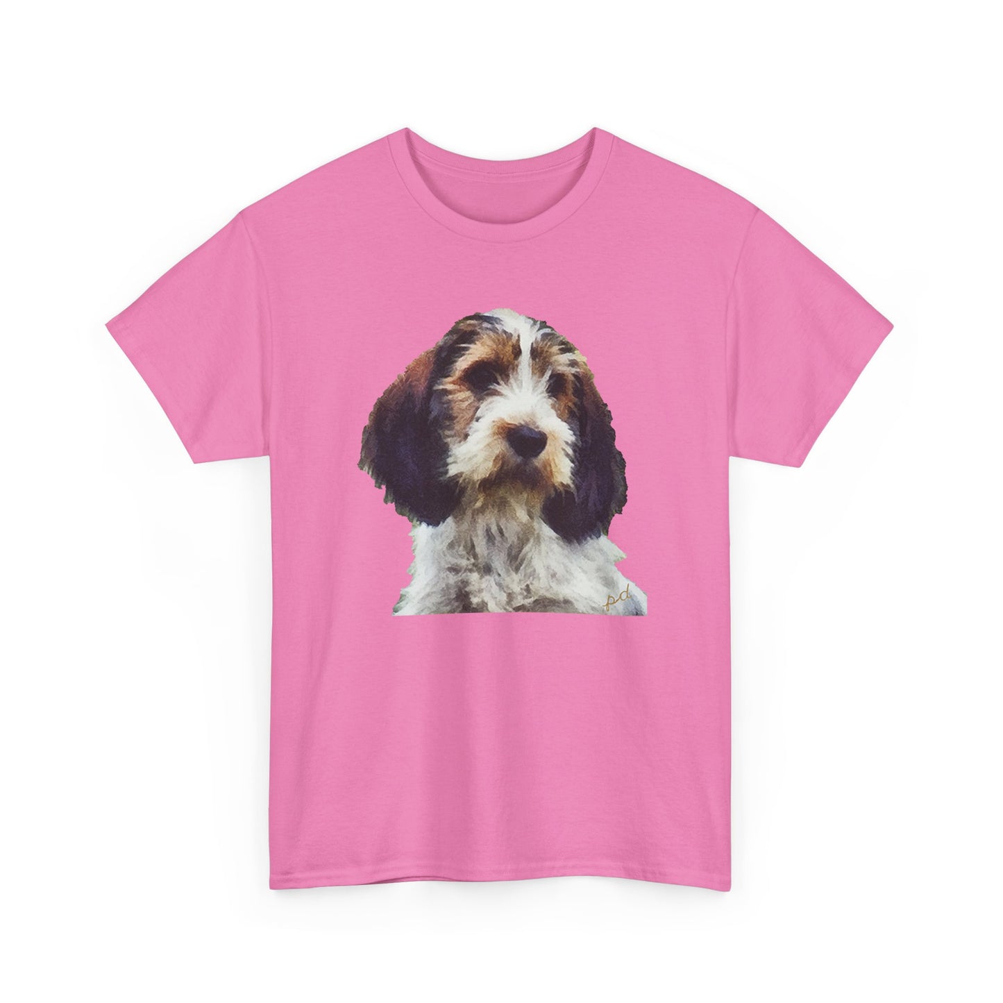 Petit Basset Griffon Unisex Heavy Cotton Tee