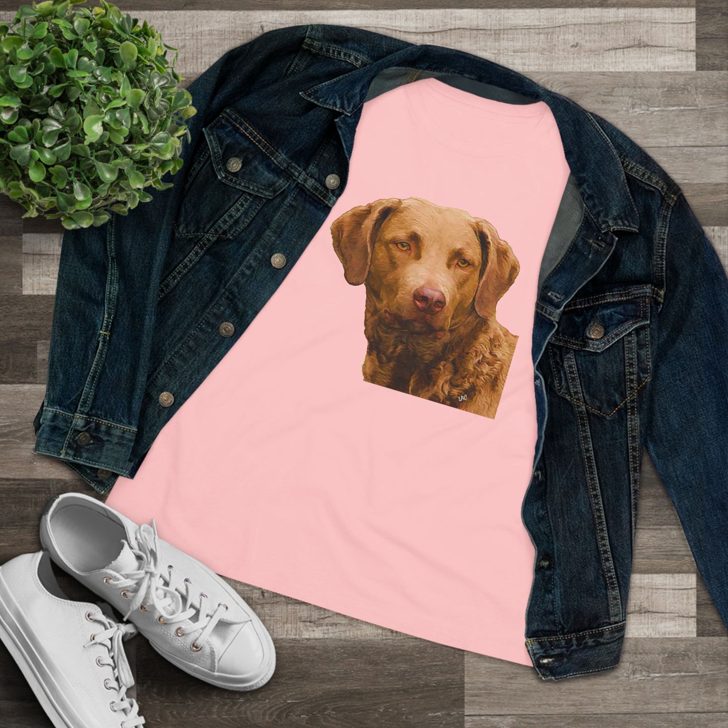Chesapeake Bay Retriever Women's Relaxed Fit Cotton Tee
