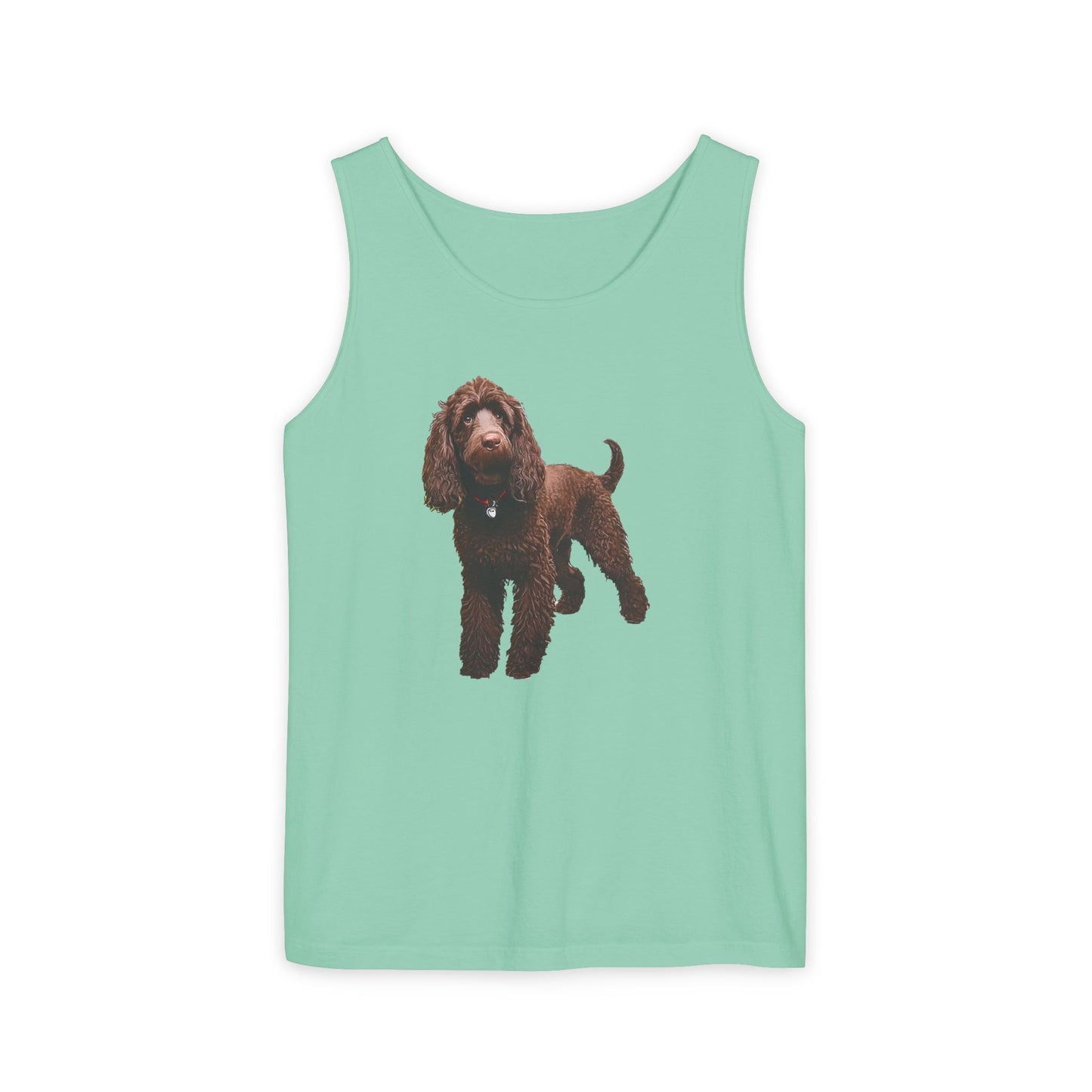 Irish Water Spaniel Unisex Relaxed Fit Garment-Dyed Tank Top