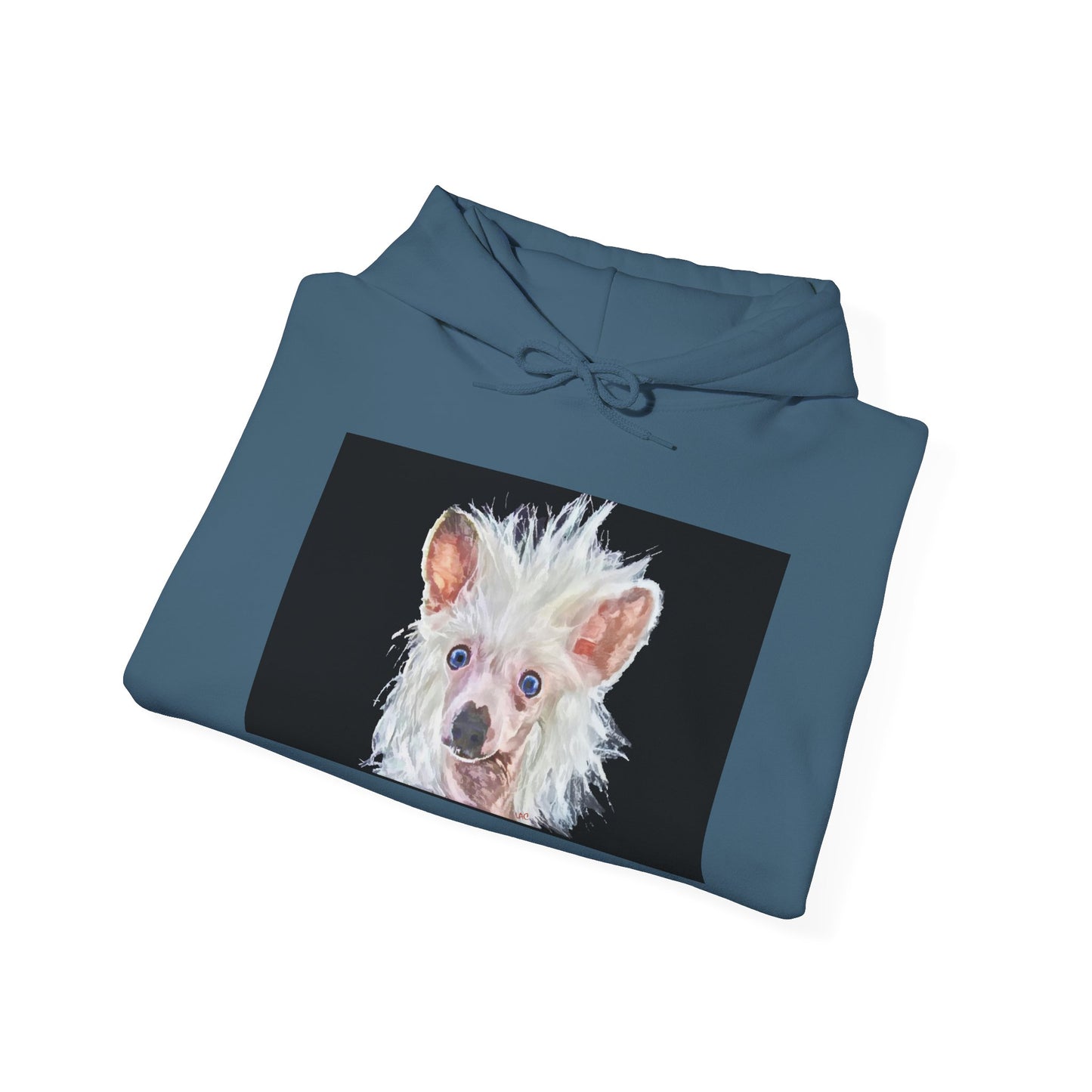 Chinese Crested Unisex 50/50 Hooded Sweatshirt