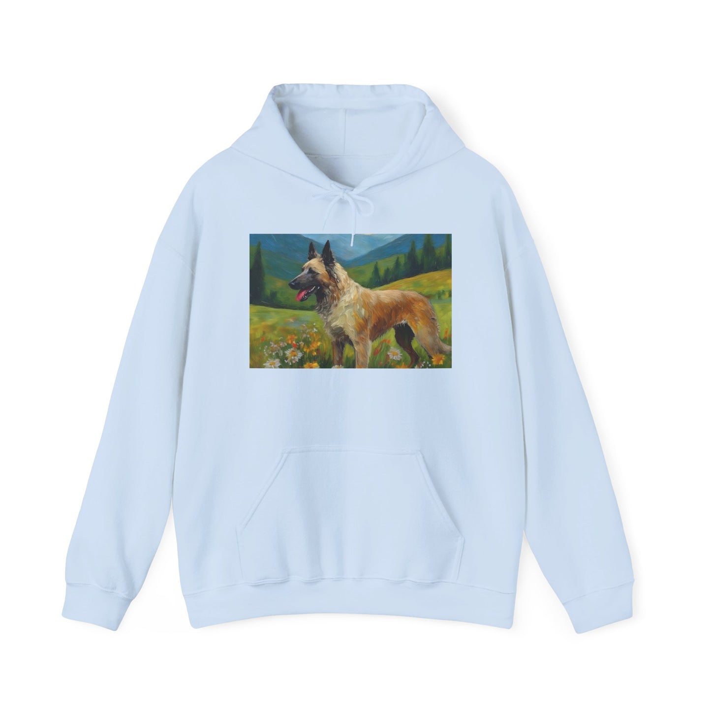Belgian Laekenois Unisex 50/50 Hooded Sweatshirt