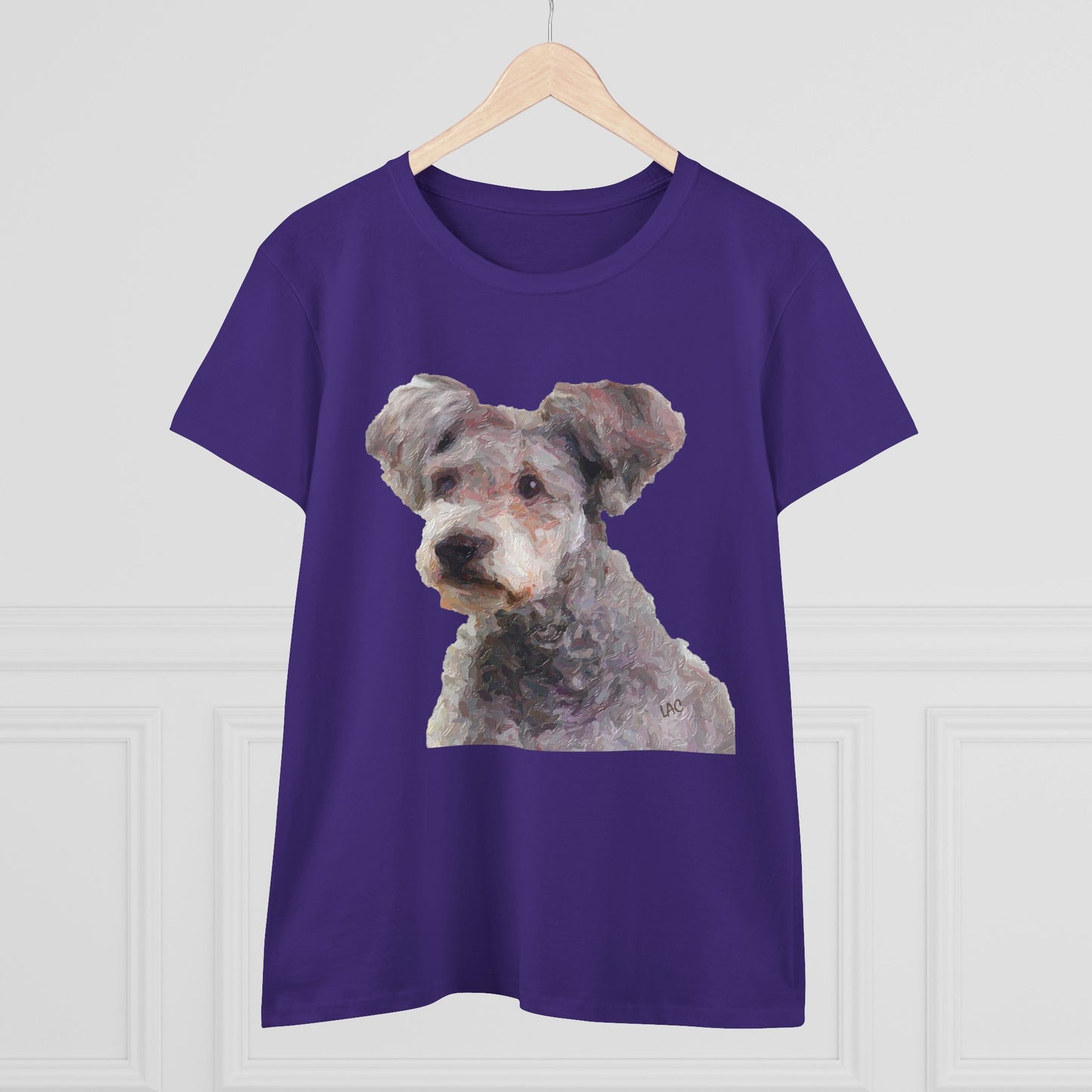 Hungarian Pumi Women's Midweight Cotton Tee