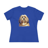 Lhasa Apso Women's Relaxed Fit Cotton Tee