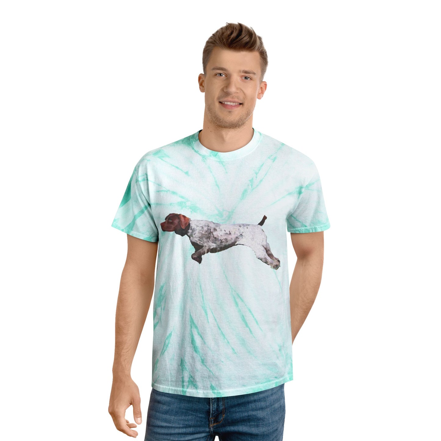 On Point German Shorthair Pointer Tie-Dye Tee