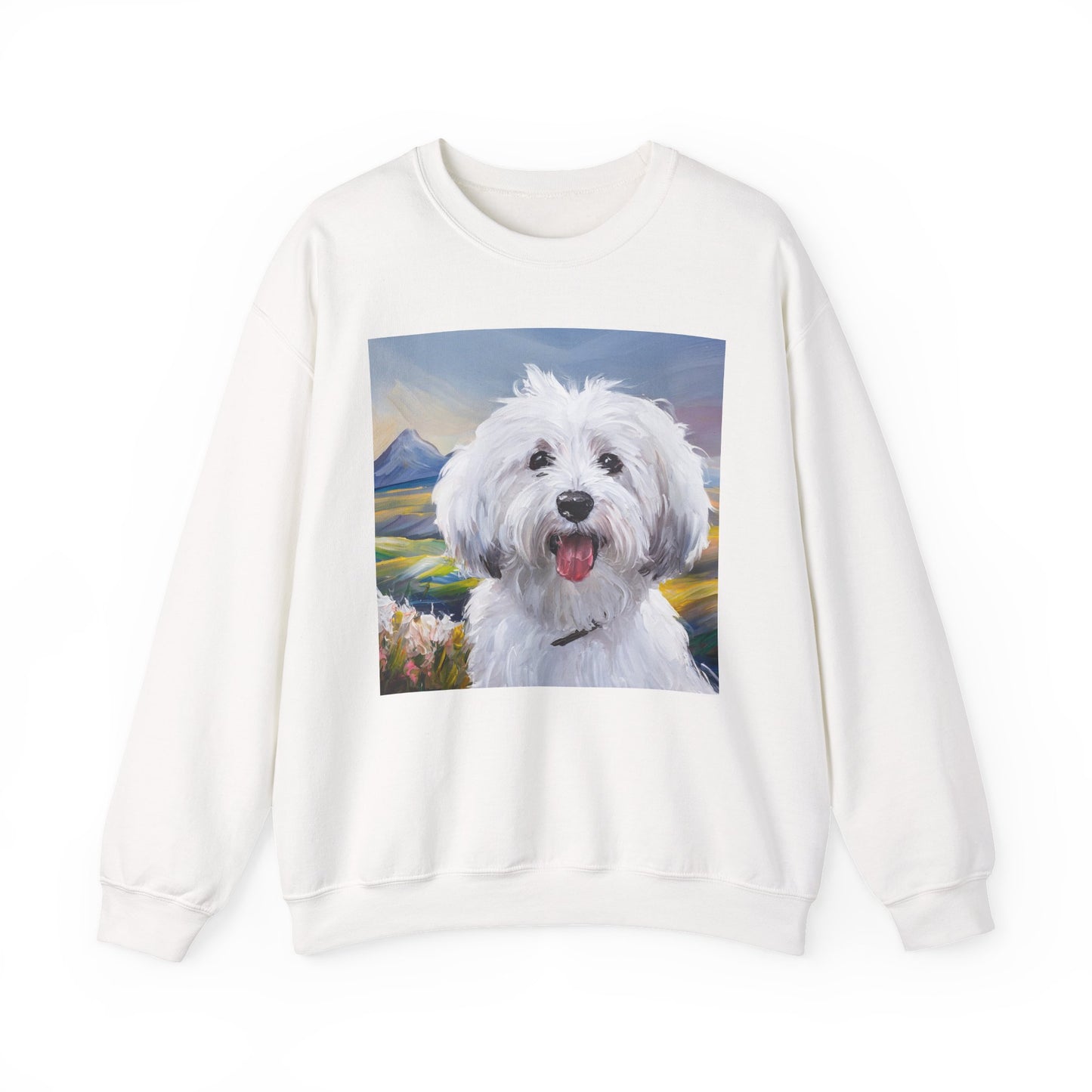 Coton de Tulear Cozy Unisex Crewneck Sweatshirt