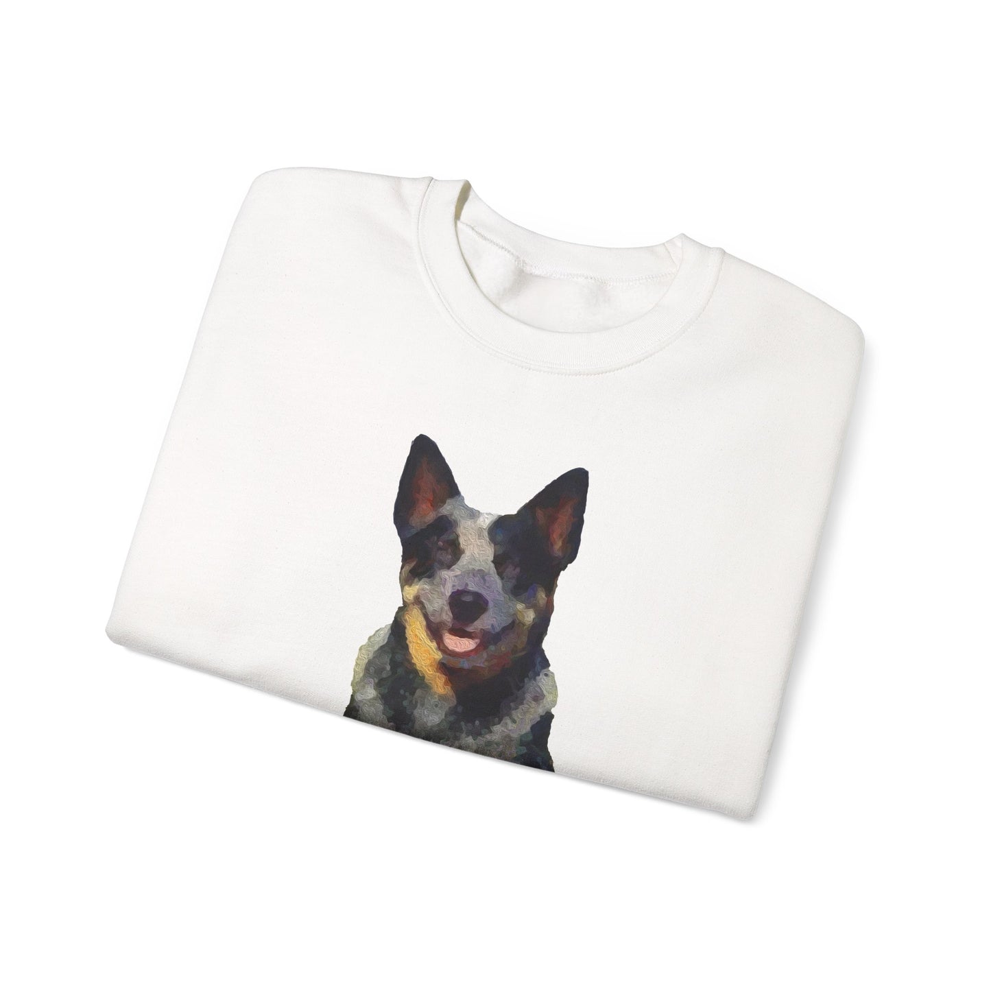 Blue Heeler 'Bailey' - Australian Cattle Dog Unisex 50/50 Crewneck Sweatshirt