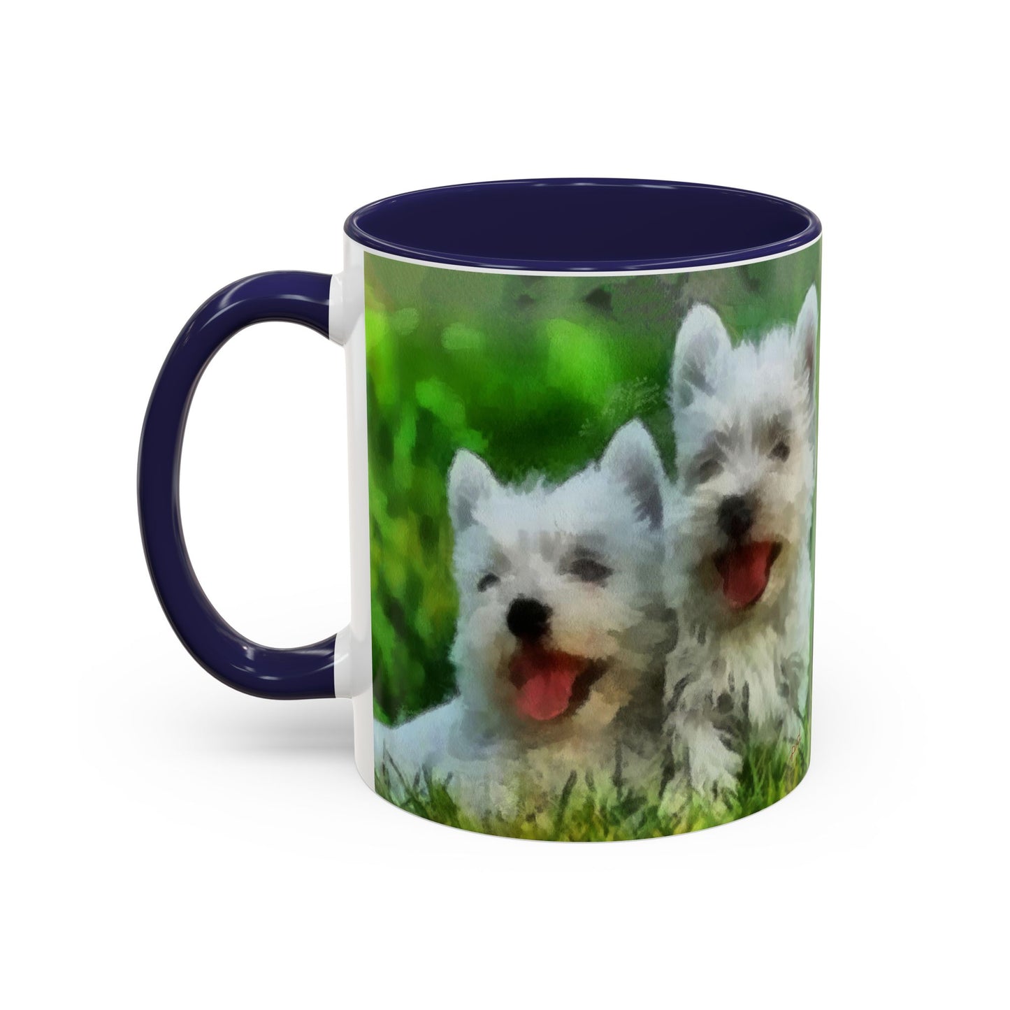 West Highland Terriers 'Westies' Accent Coffee Mug, 2 sizes