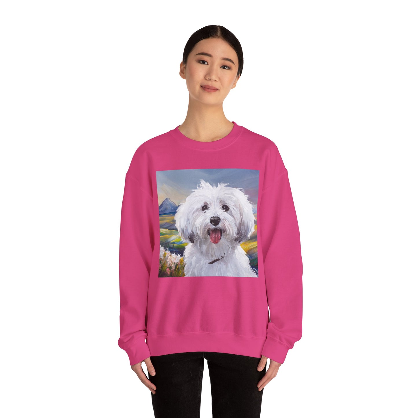 Coton de Tulear Cozy Unisex Crewneck Sweatshirt