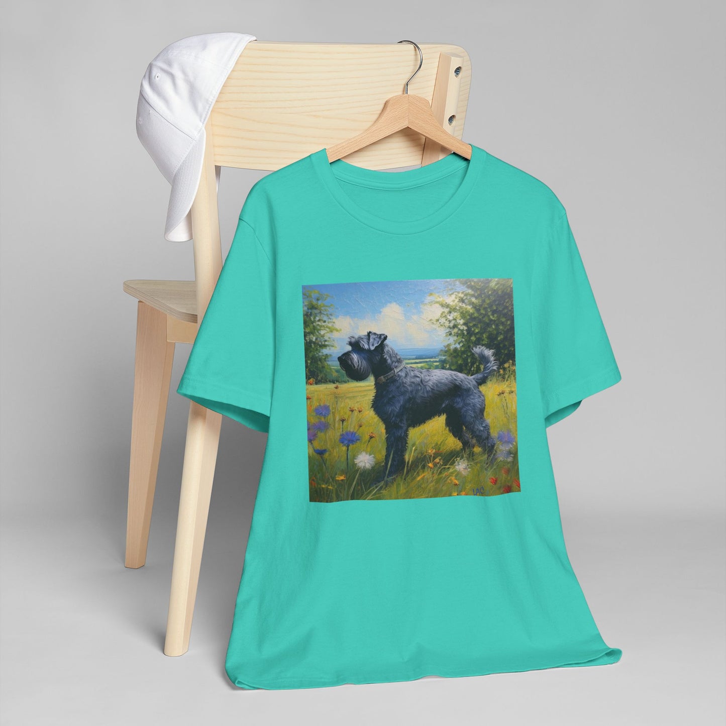 Kerry Blue Terrier Unisex Lightweight Jersey T-Shirt