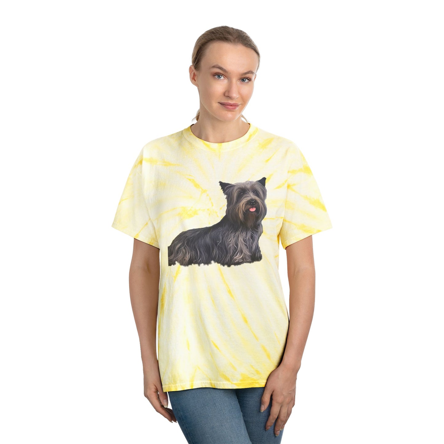Skye Terrier Tie-Dye Tee, Cyclone