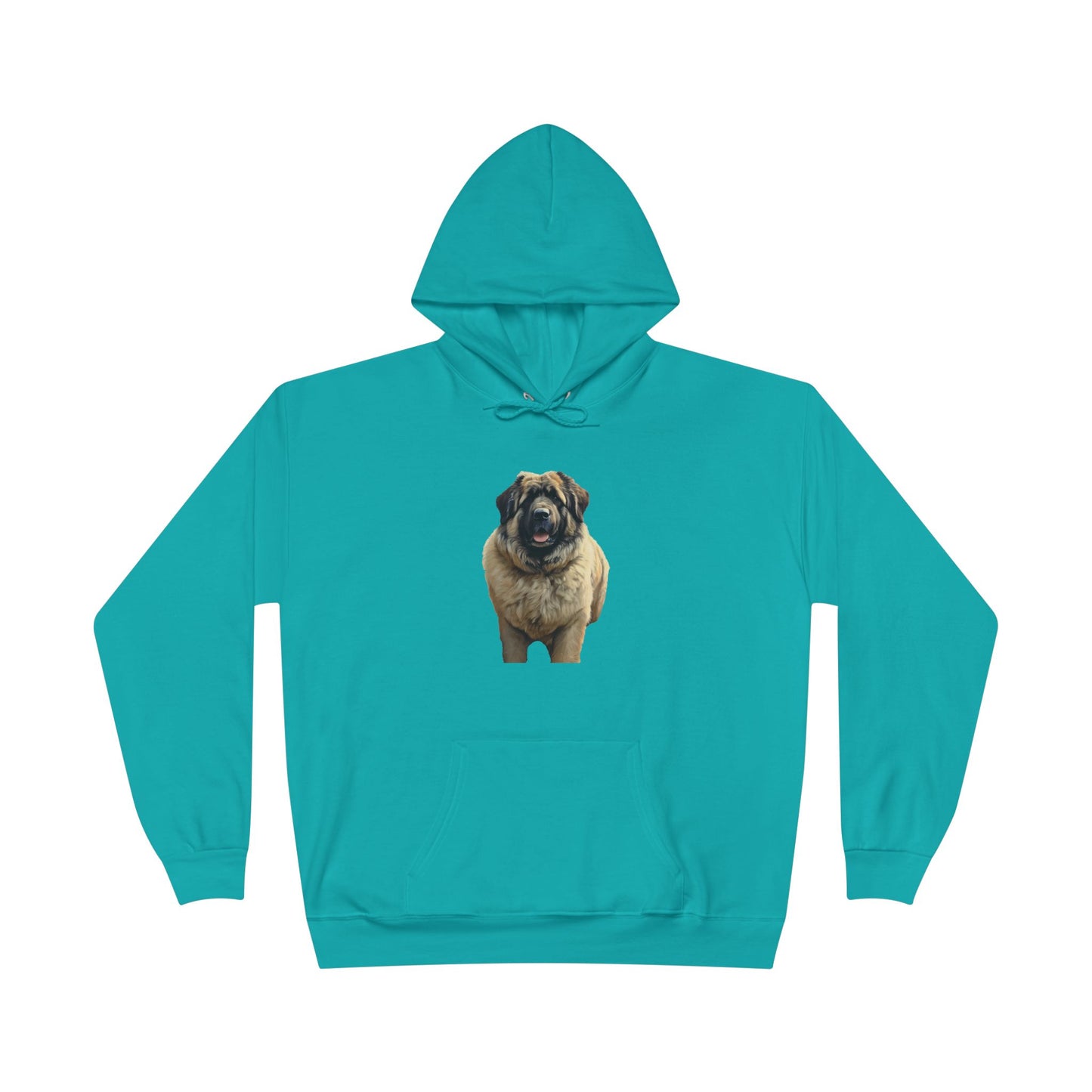 Caucasian Shepherd Dog Unisex Fleece Lined Pullover Hoodie Sweatshirt