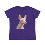 Xoloitzcuintli 'Mexican Hairless' Women's Midweight Cotton Tee