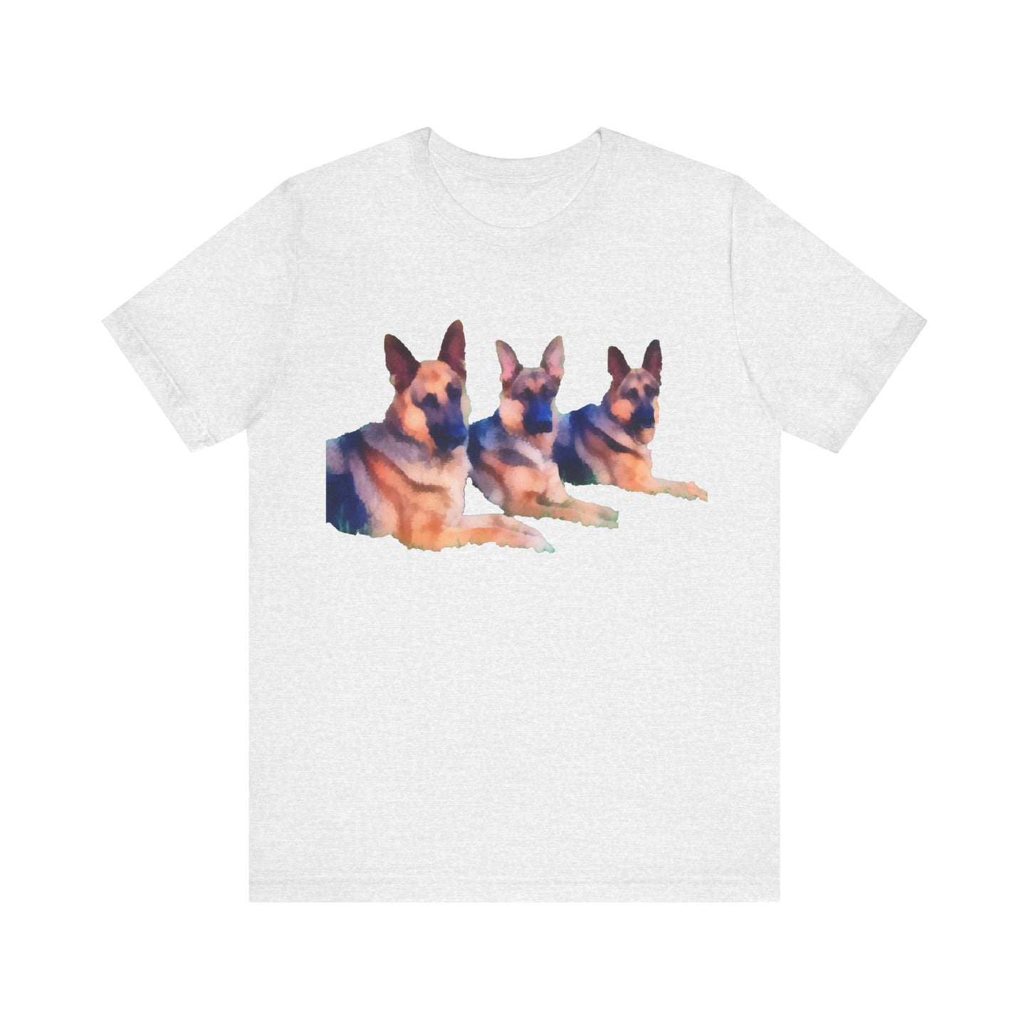 German Shepherd Trio - Unisex Jersey Short Sleeve Tee