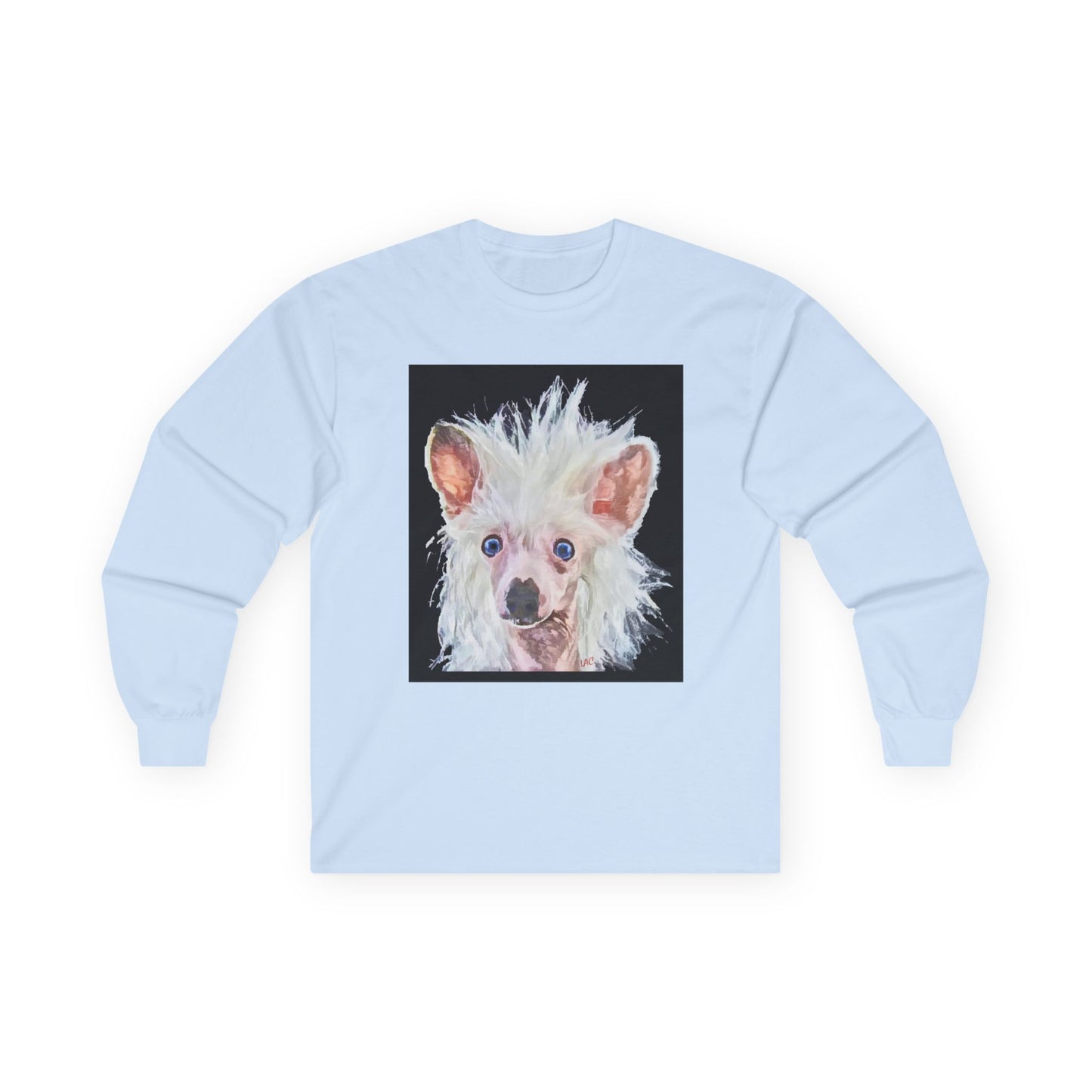 Chinese Crested Unisex Cotton Long Sleeve Tee