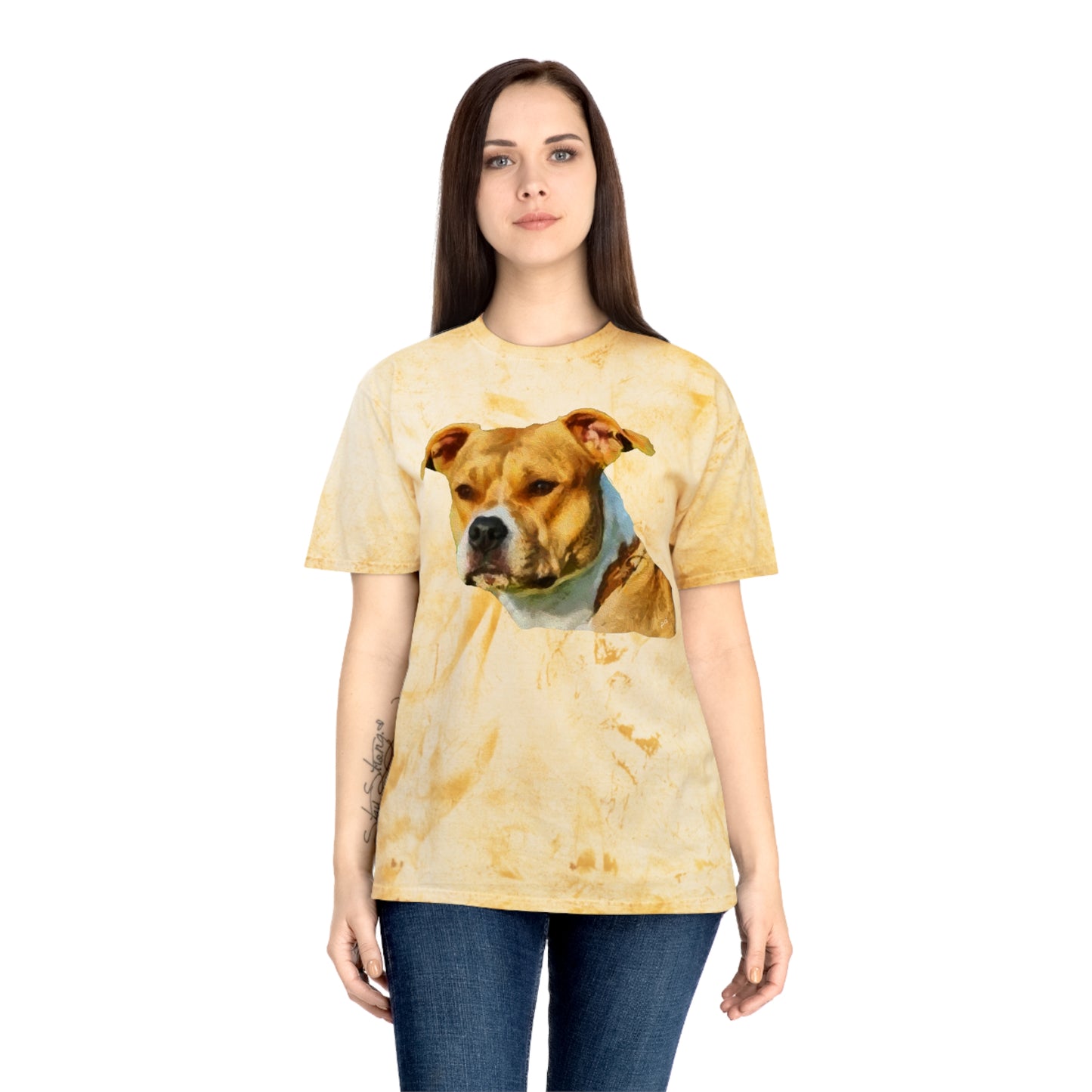 Pit Bull 'Herculese' Unisex Cotton Color Blast T-Shirt