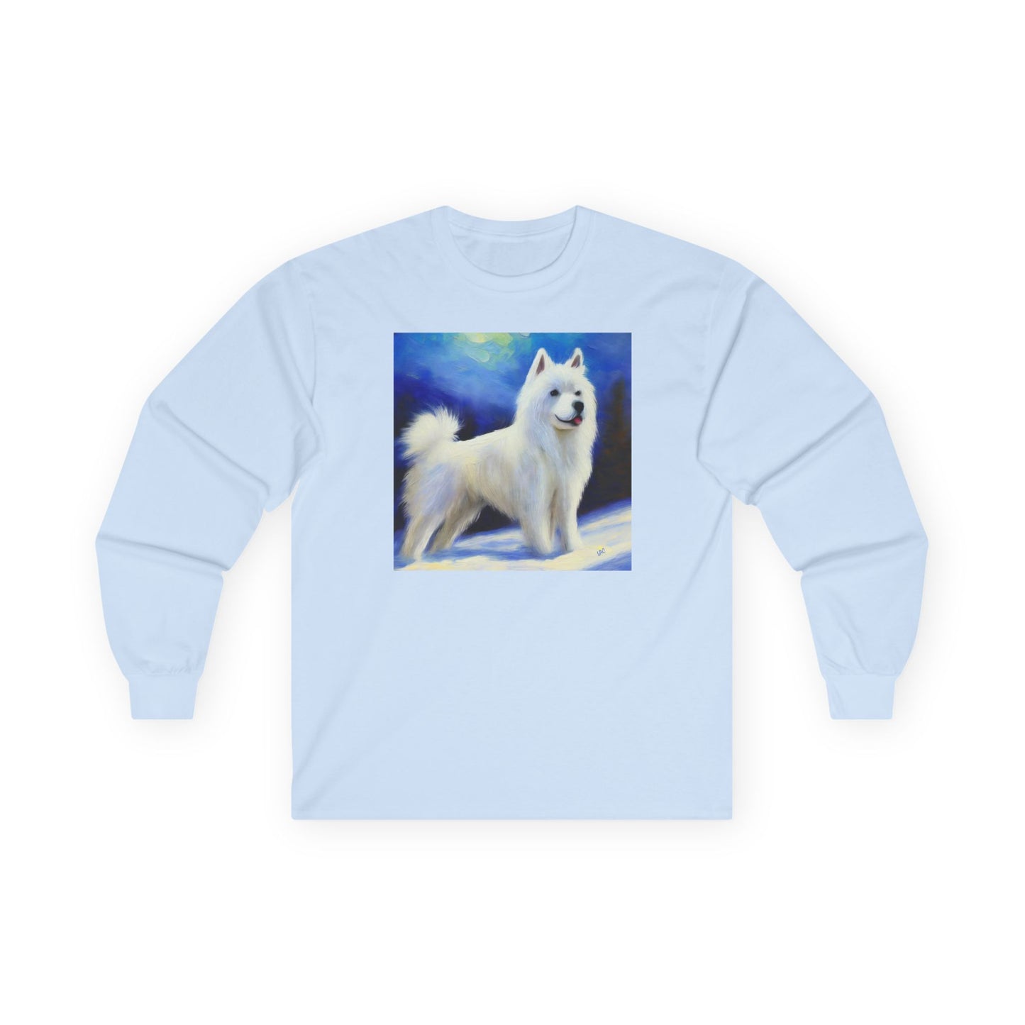 American Eskimo Dog Cotton Long Sleeve Tee