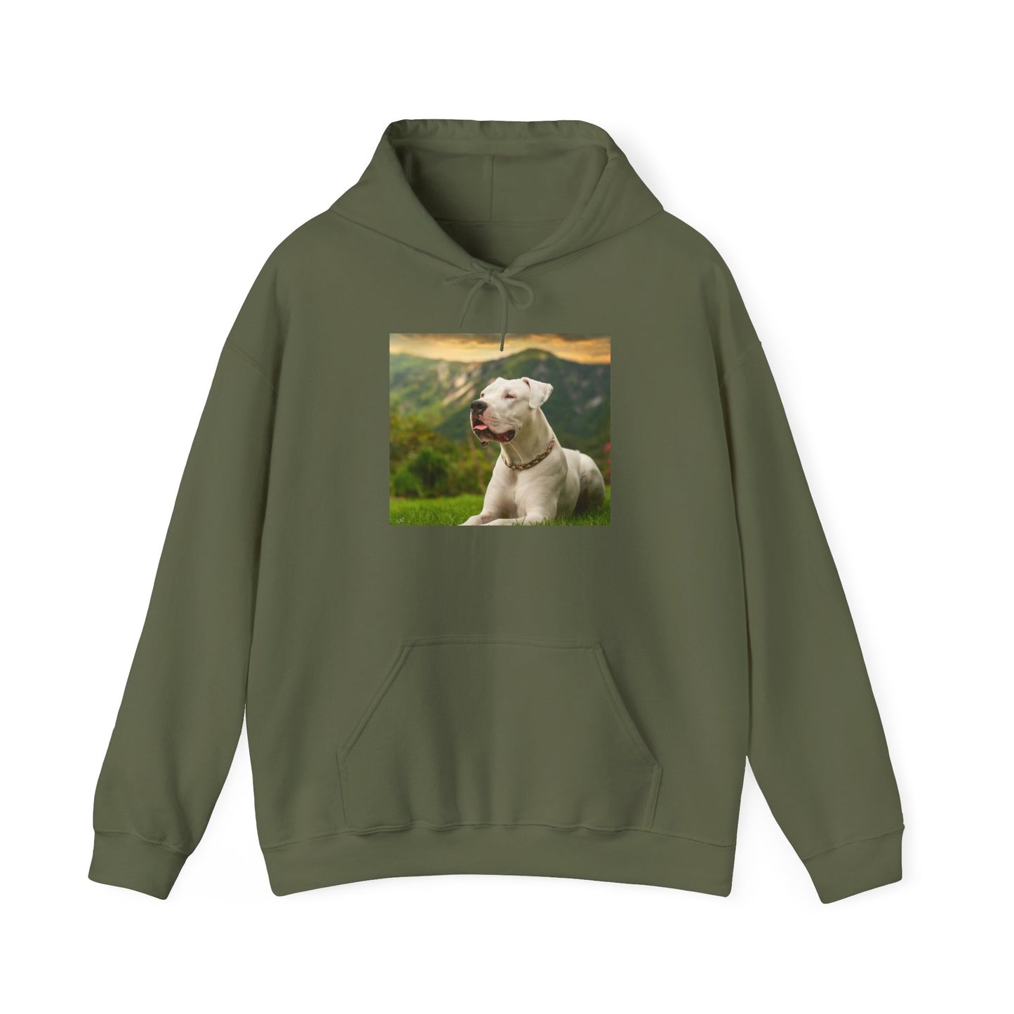 Dogo Argentino 50/50 Hooded Sweatshirt
