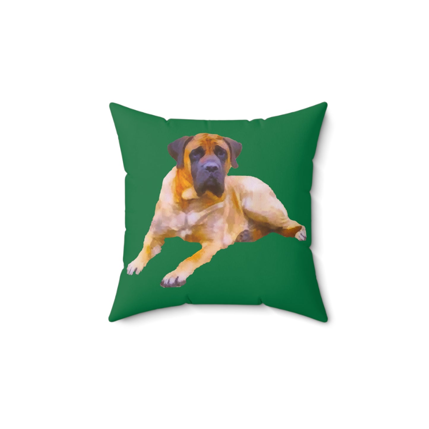 Mastiff 'Muarry' Spun Polyester Throw Pillow
