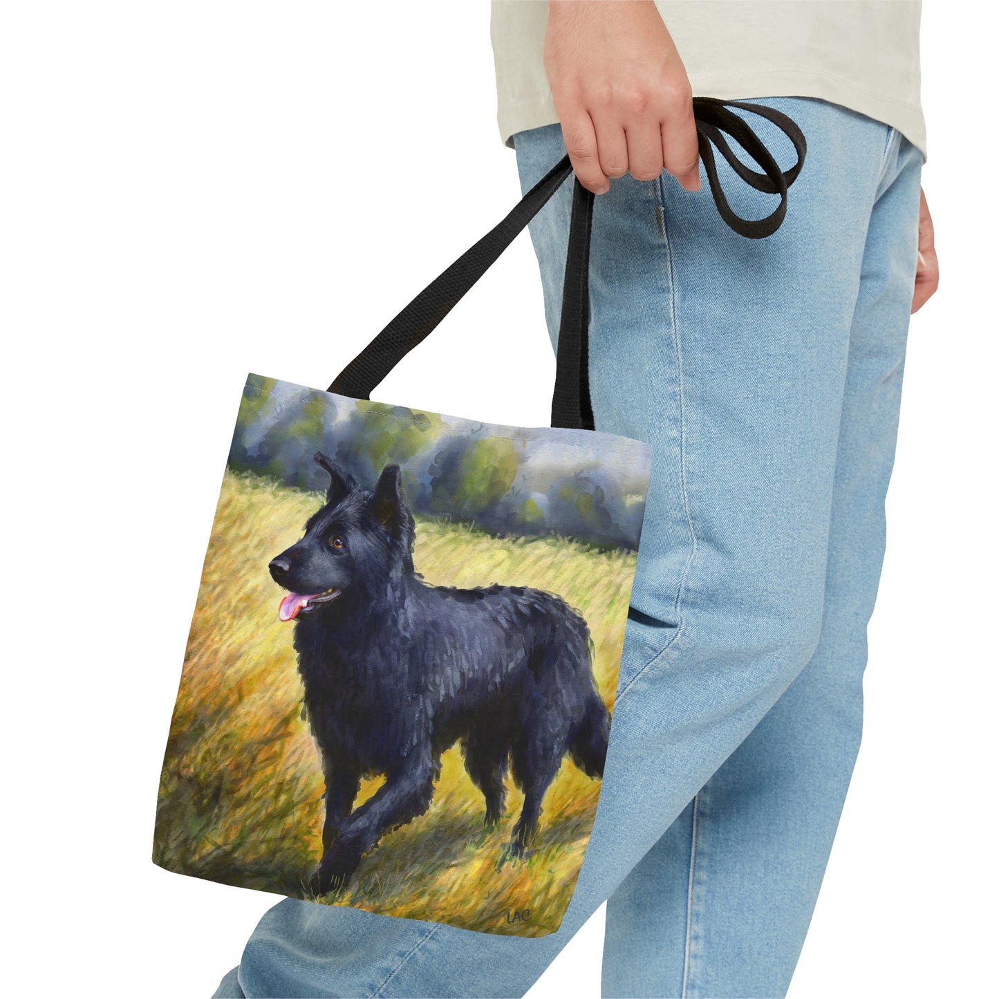 Mudi - Herding Dog Canvas Tote Bag