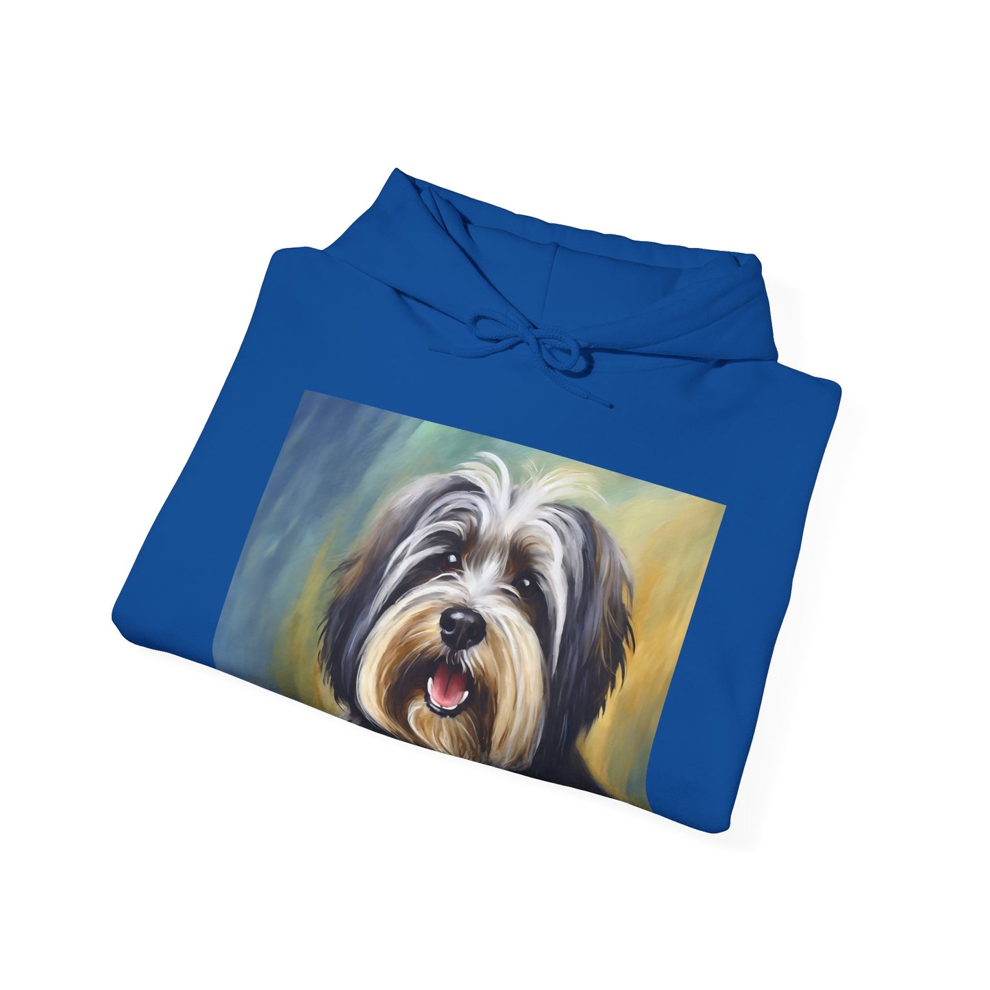 Tibetan Terrier 50/50 Hooded Sweatshirt