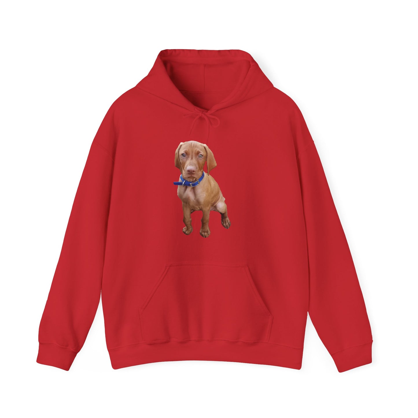 Hungarian Vizsla 'Augie' Unisex 50/50 Hoodie