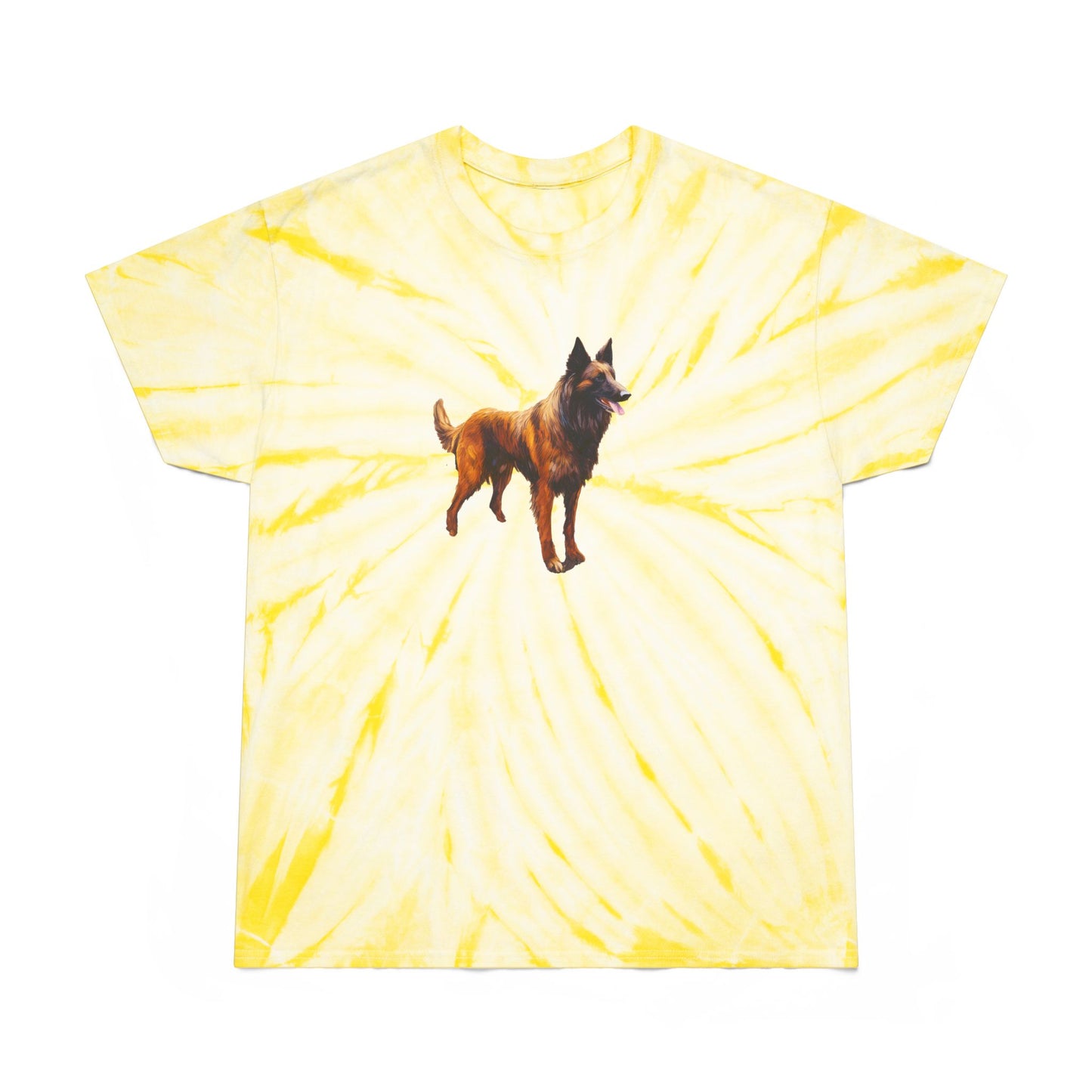 Belgian Tervuren Tie-Dye Tee in Cyclone