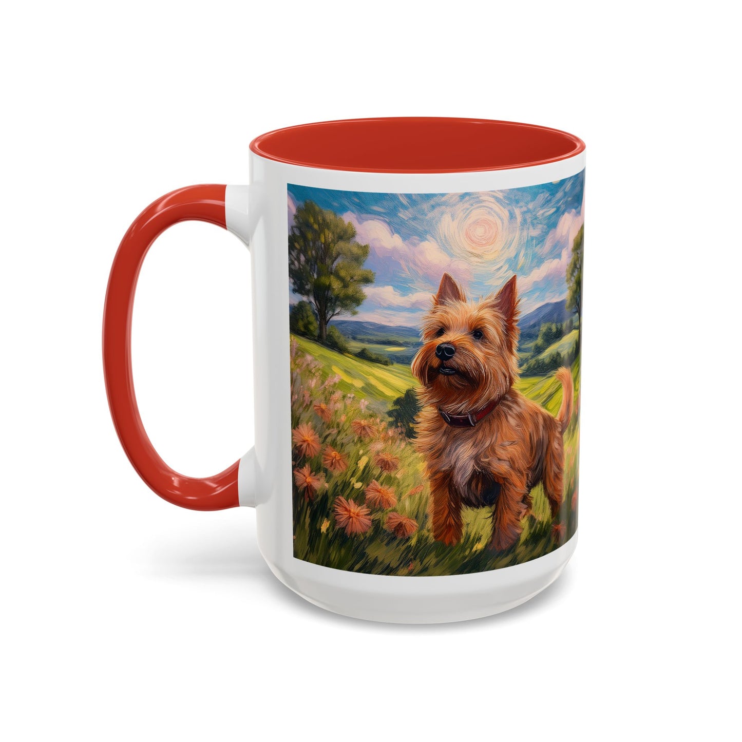 Norwich Terrier Accent Coffee Mug