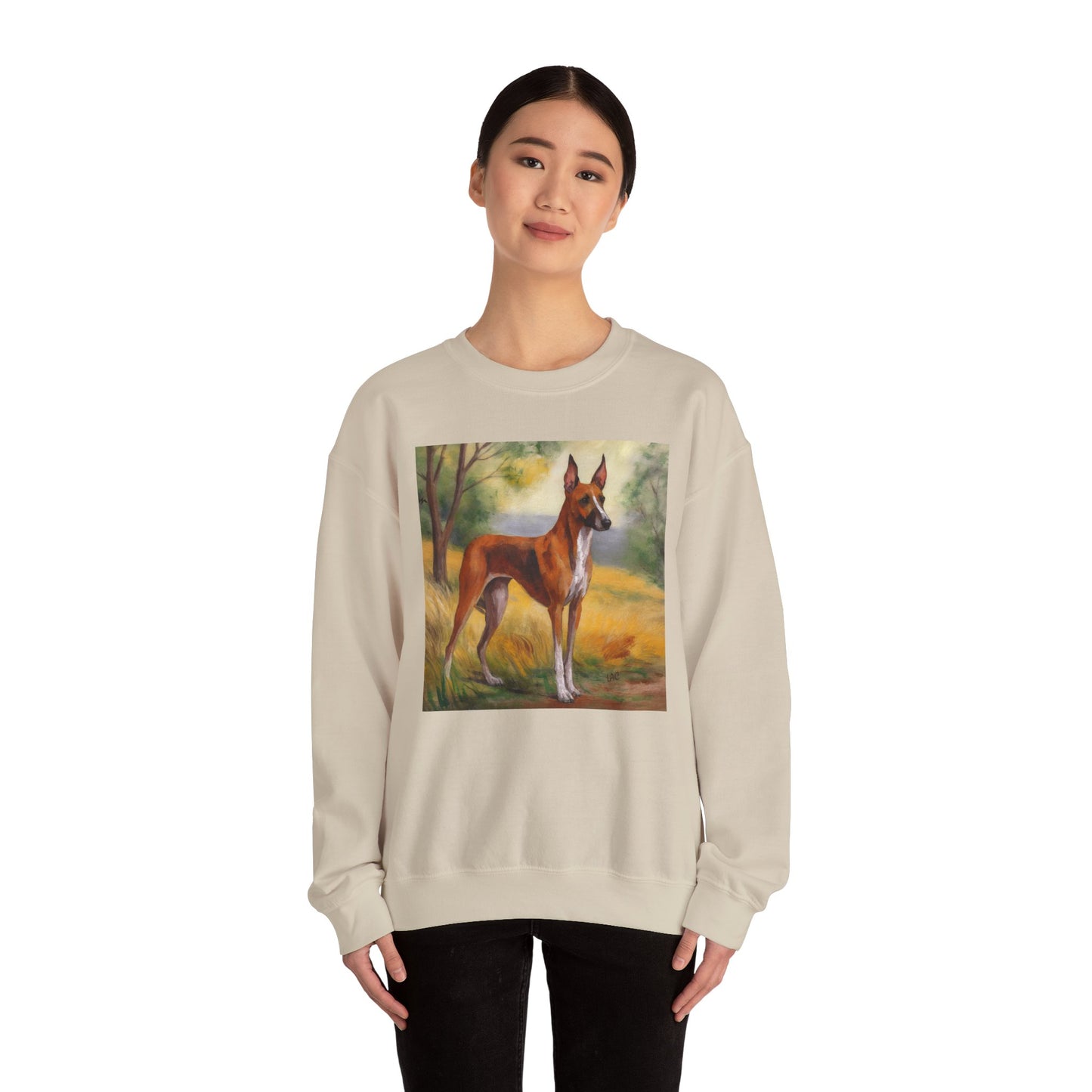Azawakh 'Tuareg Sloughi' Unisex 50/50 Crewneck Sweatshirt