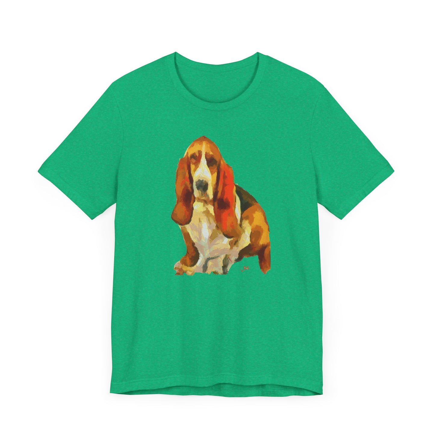 Basset Hound 'Lautrec' Unisex Jersey Short Sleeve Tee