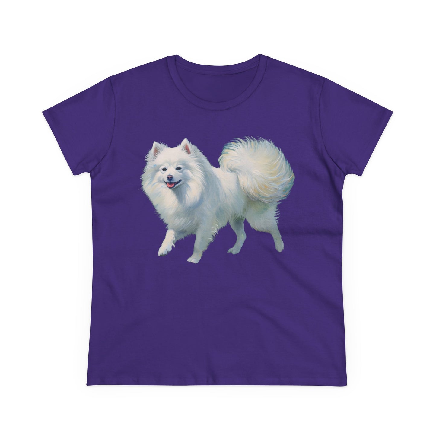 Japanese Spitz Women's Midweight Cotton Tee