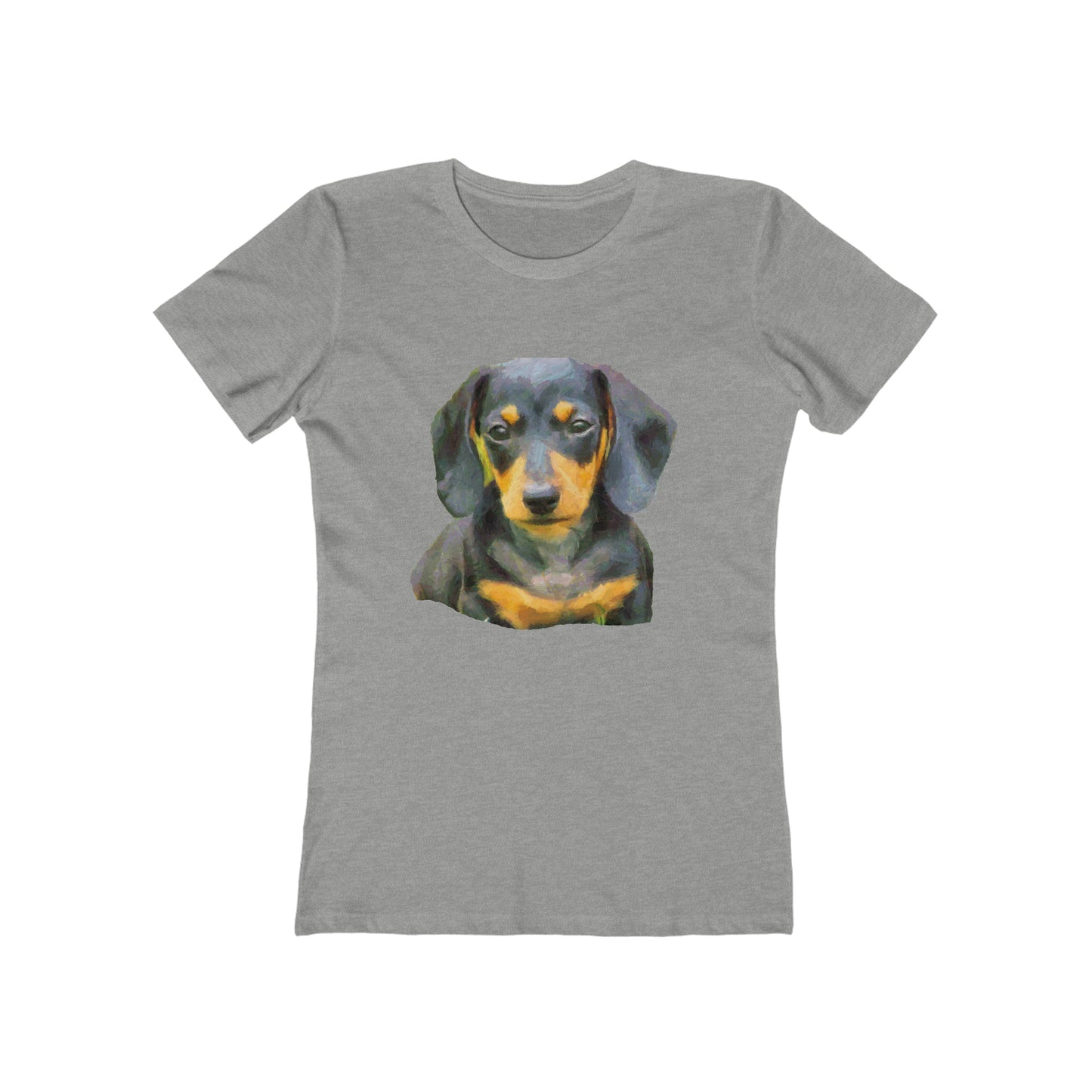 Dachshund 'Doxie #2' - Women's Slim Fit Ringspun Cotton T-Shirt