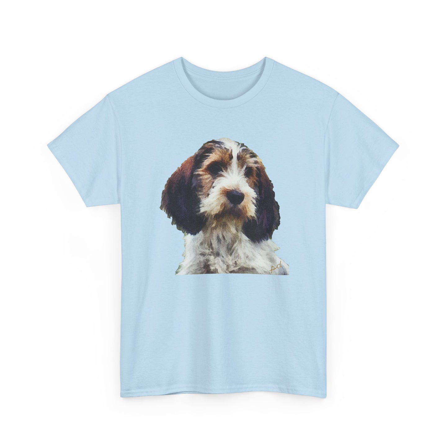 Petit Basset Griffon Unisex Heavy Cotton Tee