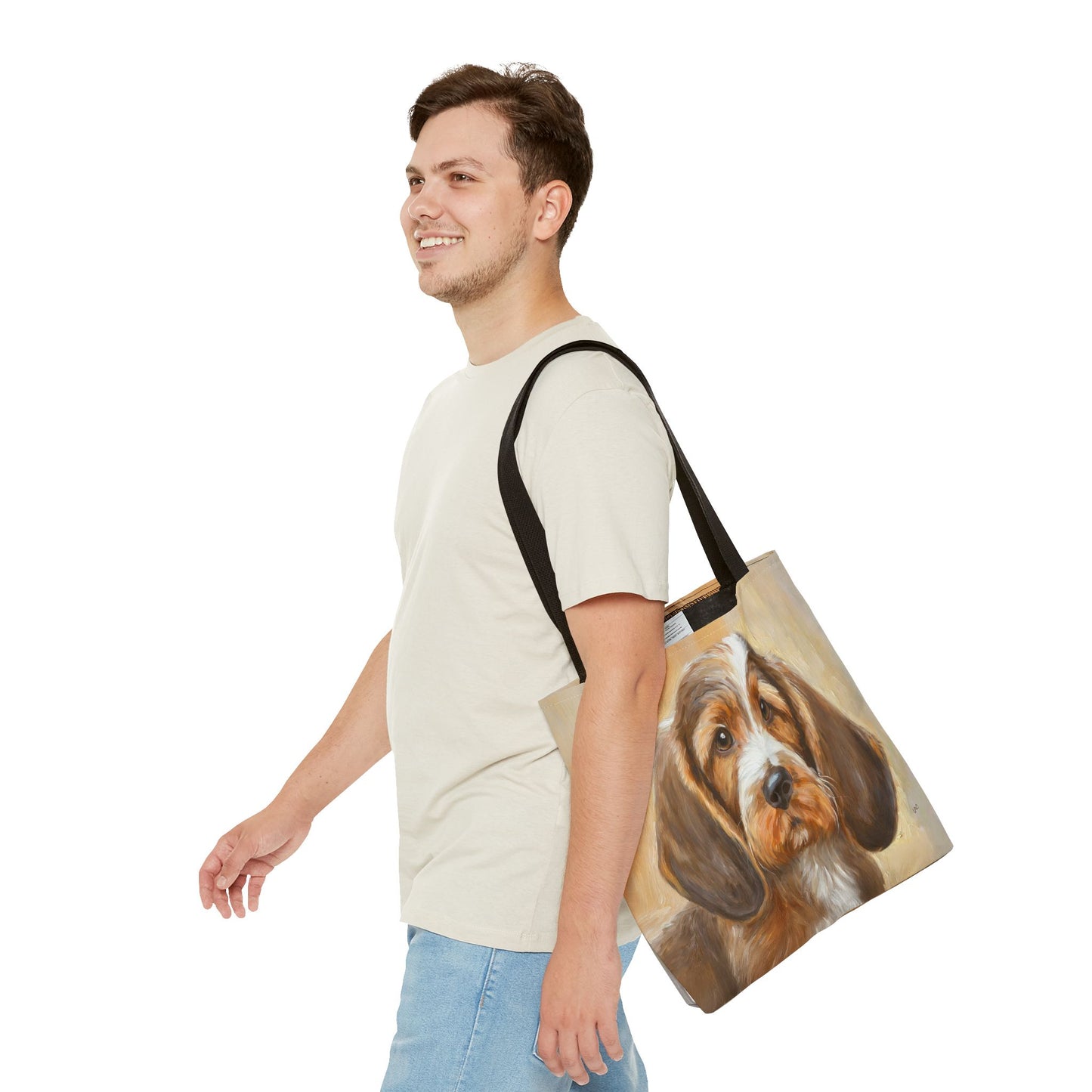 Basset Fauve de Bretagne Polyester Tote Bag