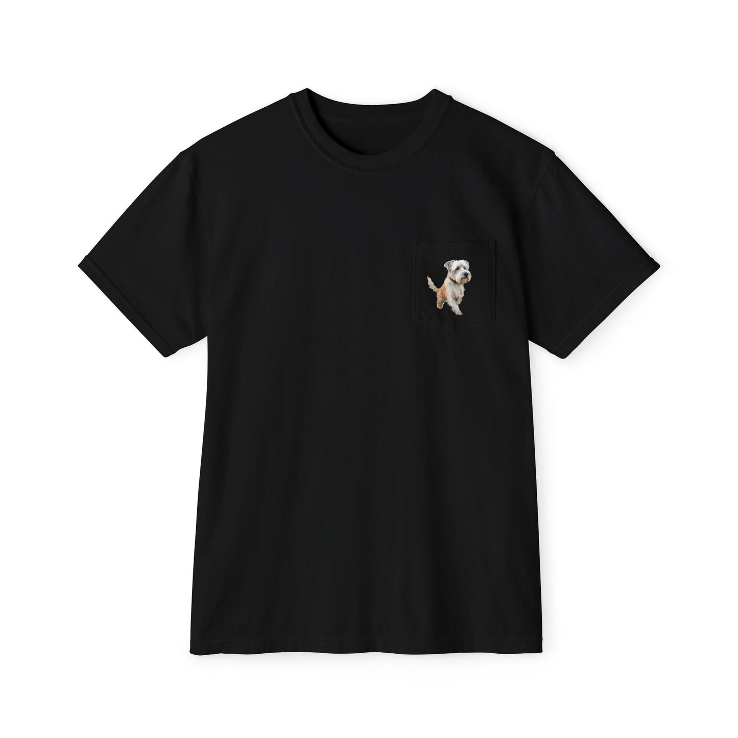 Dandie Dinmont Terrier - Unisex Garment-Dyed Pocket T-Shirt