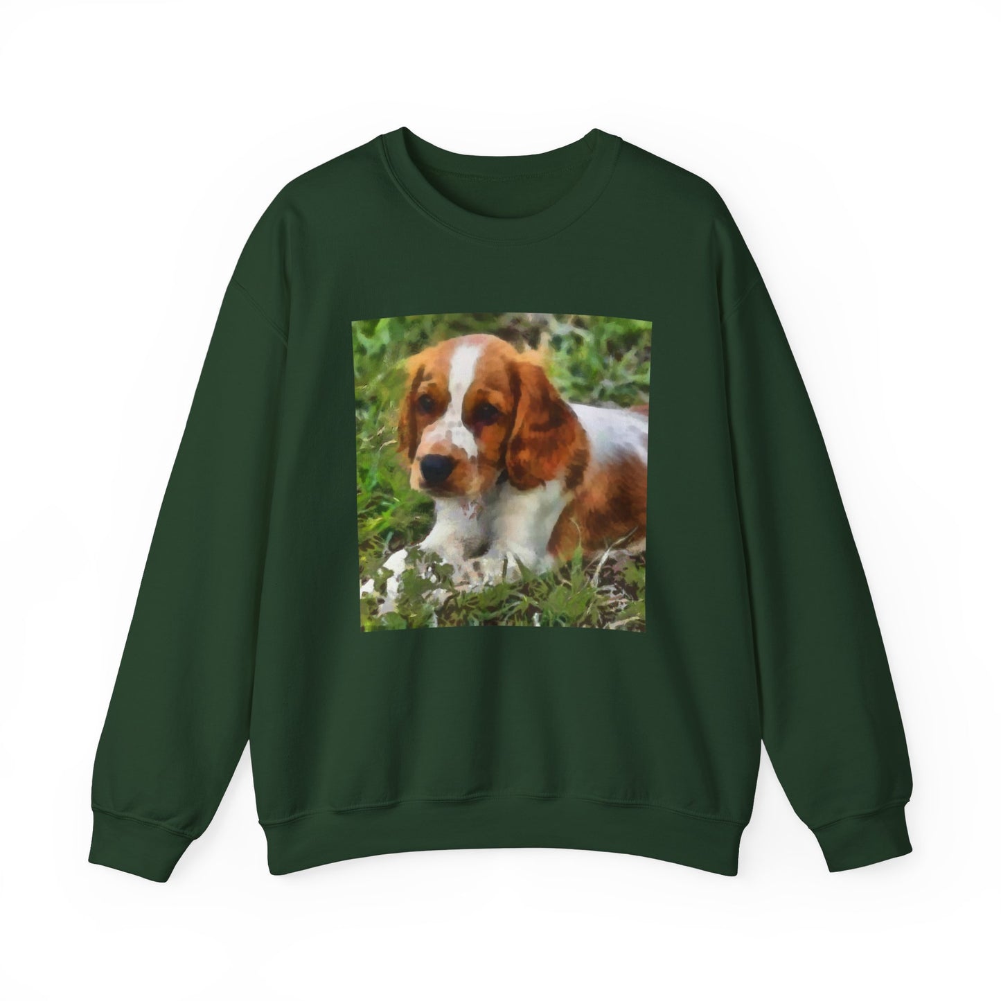 Welsh Springer Spaniel Unisex 50/50 Crewneck Sweatshirt