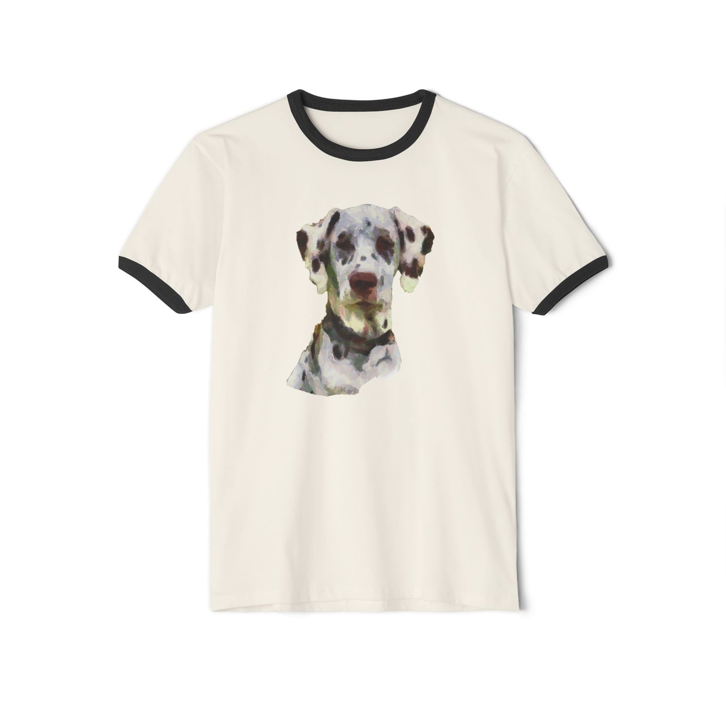 Dalmatian Classic Cotton Ringer T-Shirt