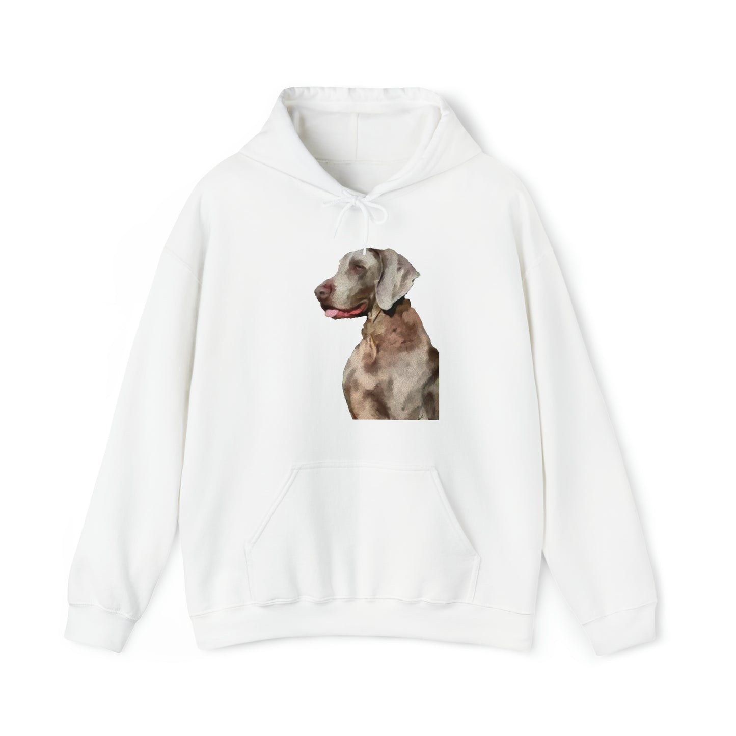 Weimaraner 'Rocky' Unisex 50/50 Hoodie