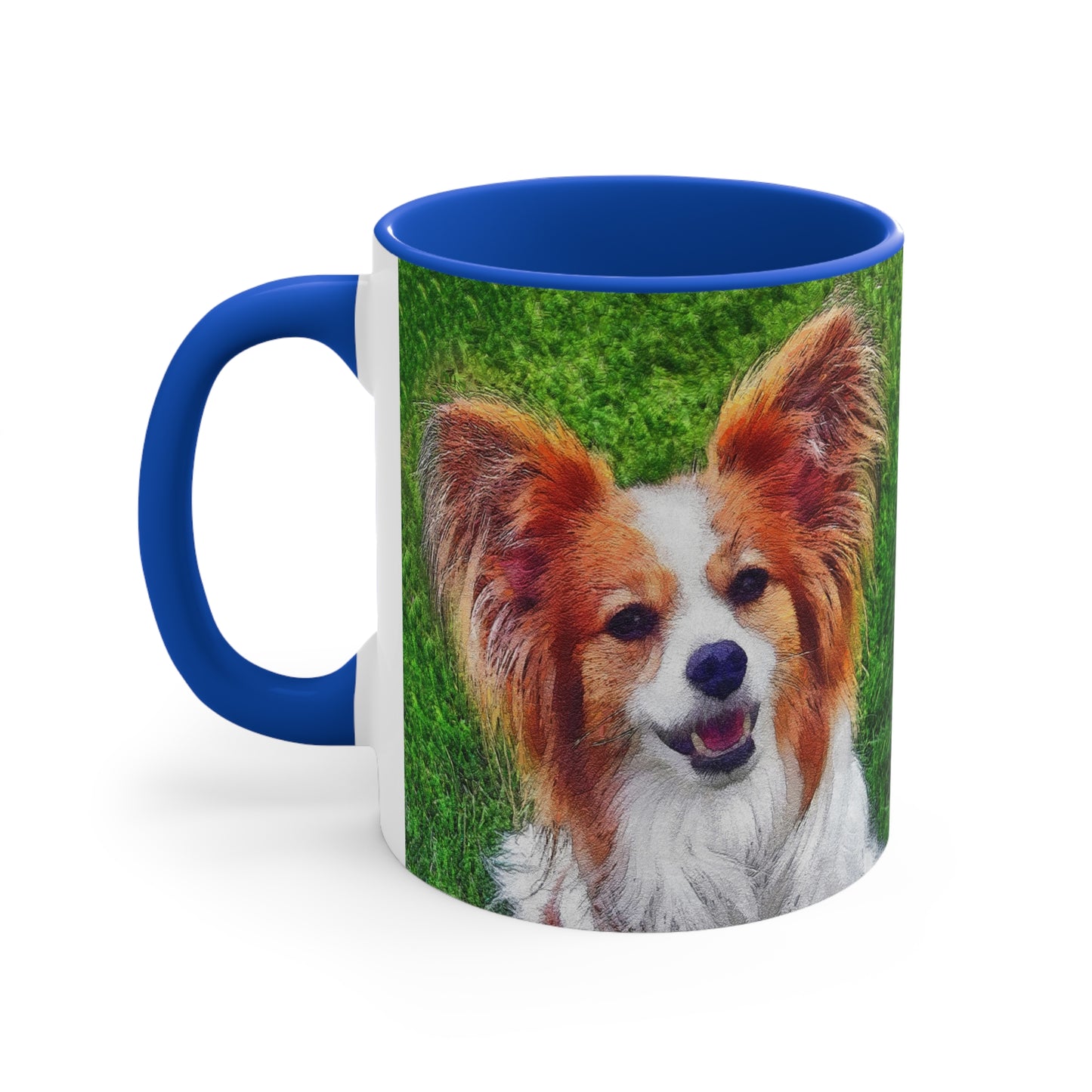 Papillon Ceramic Accent Coffee Mug, 11oz