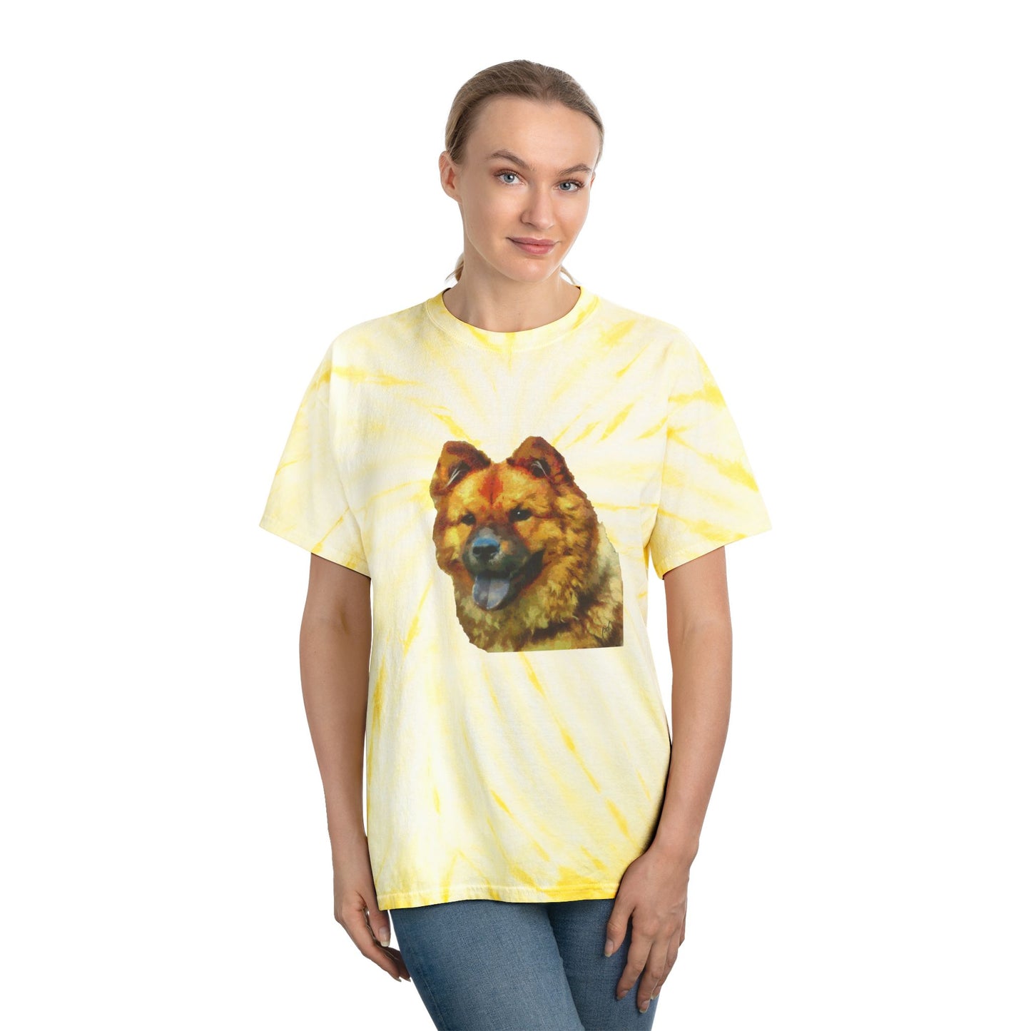 Chow Chow Unisex Tie-Dye Tee, Cyclone