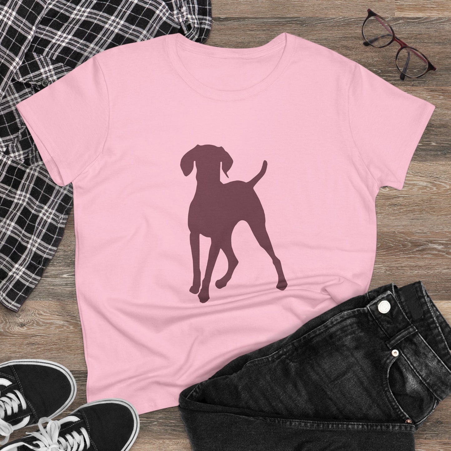 Hungarian Vizsla Women's Midweight Cotton Tee
